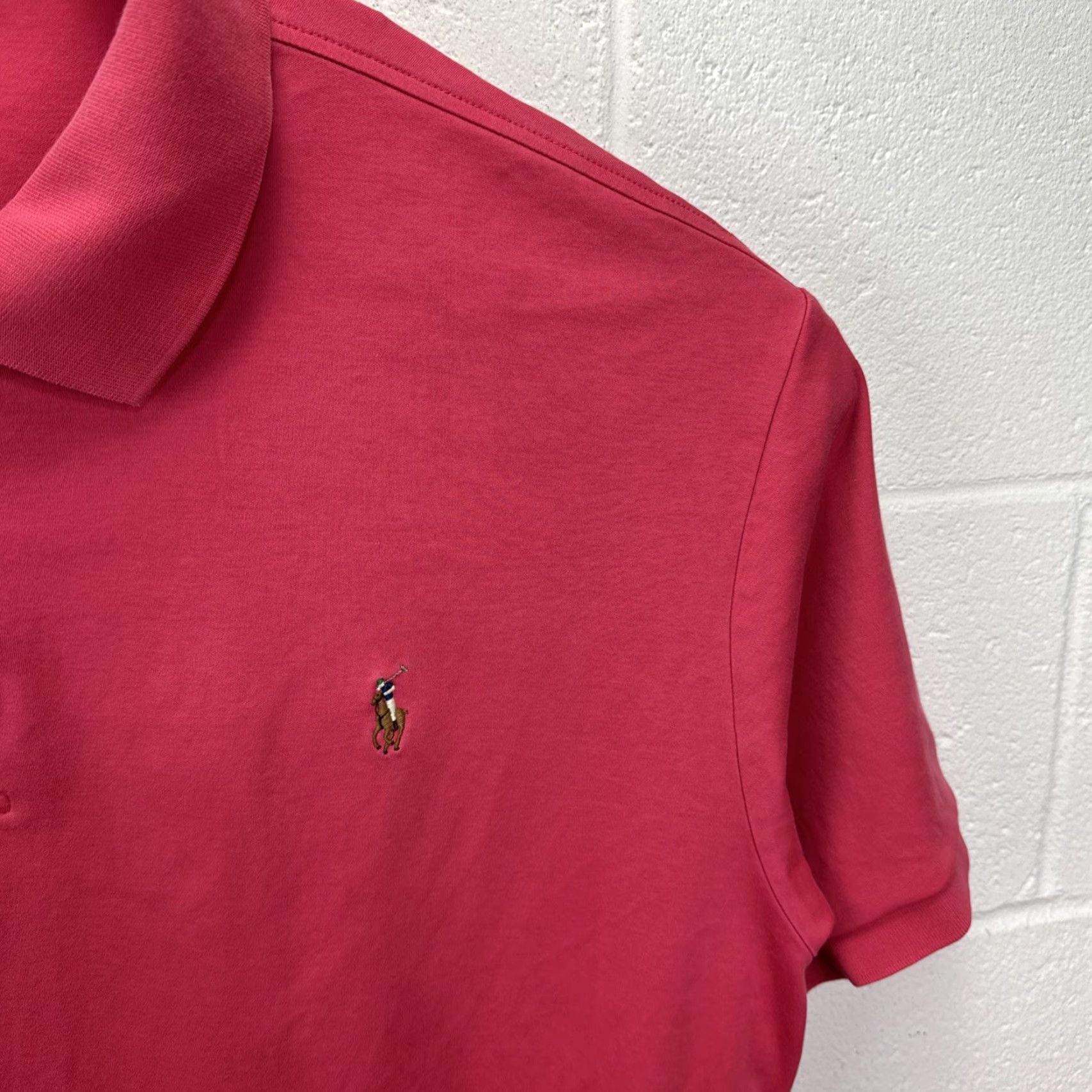 Polo Ralph Lauren Polo Ralph Lauren Shirt Mens 2XB XXL Coral Flesh Pony Polo Preppy Golf Classic Size US XXL / EU 58 / 5 - 6 Thumbnail