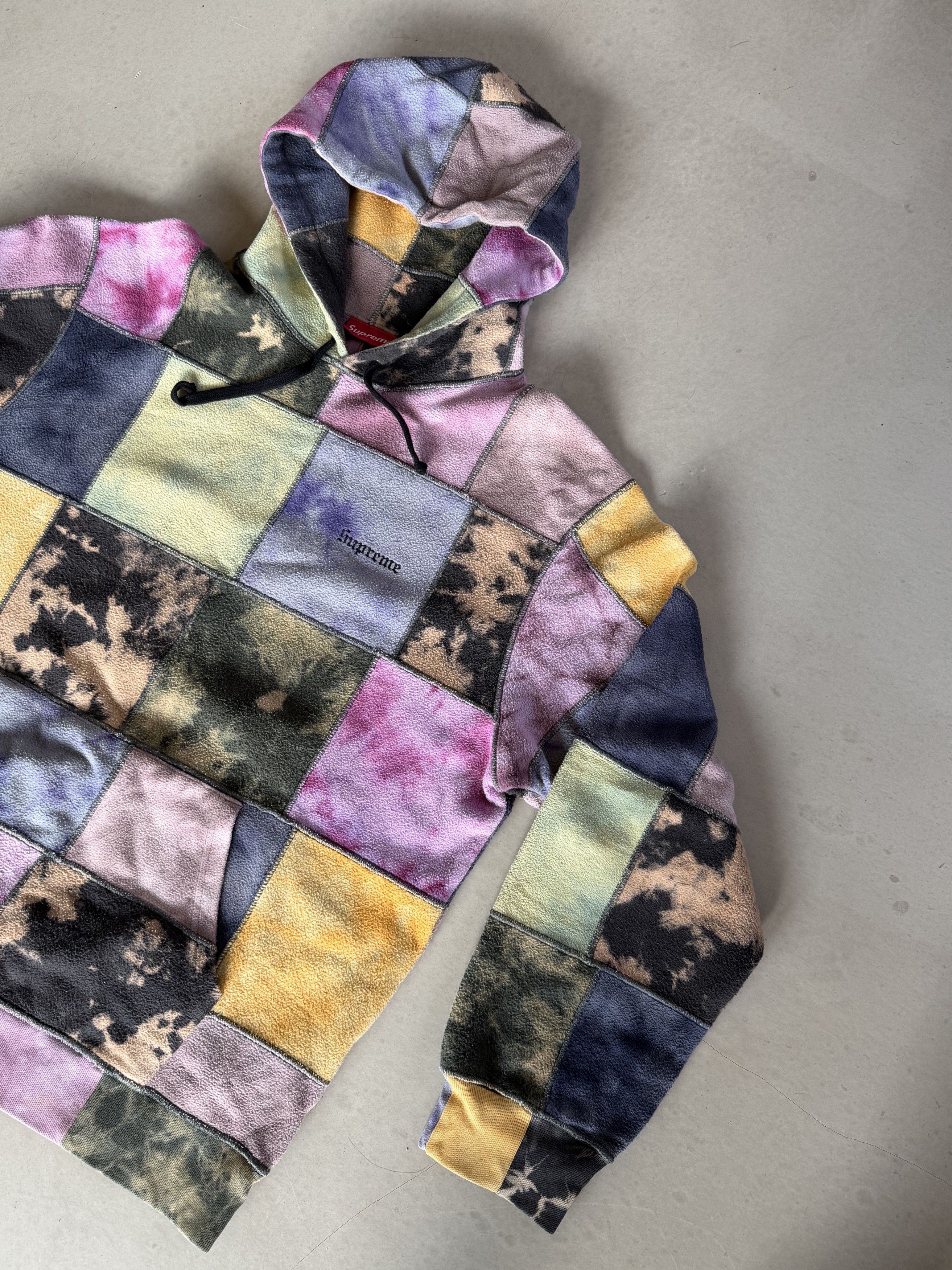 Supreme Supreme Tie Dye Patchwork Hoodie SS19 Size US L / EU 52-54 / 3 - 2 Thumbnail