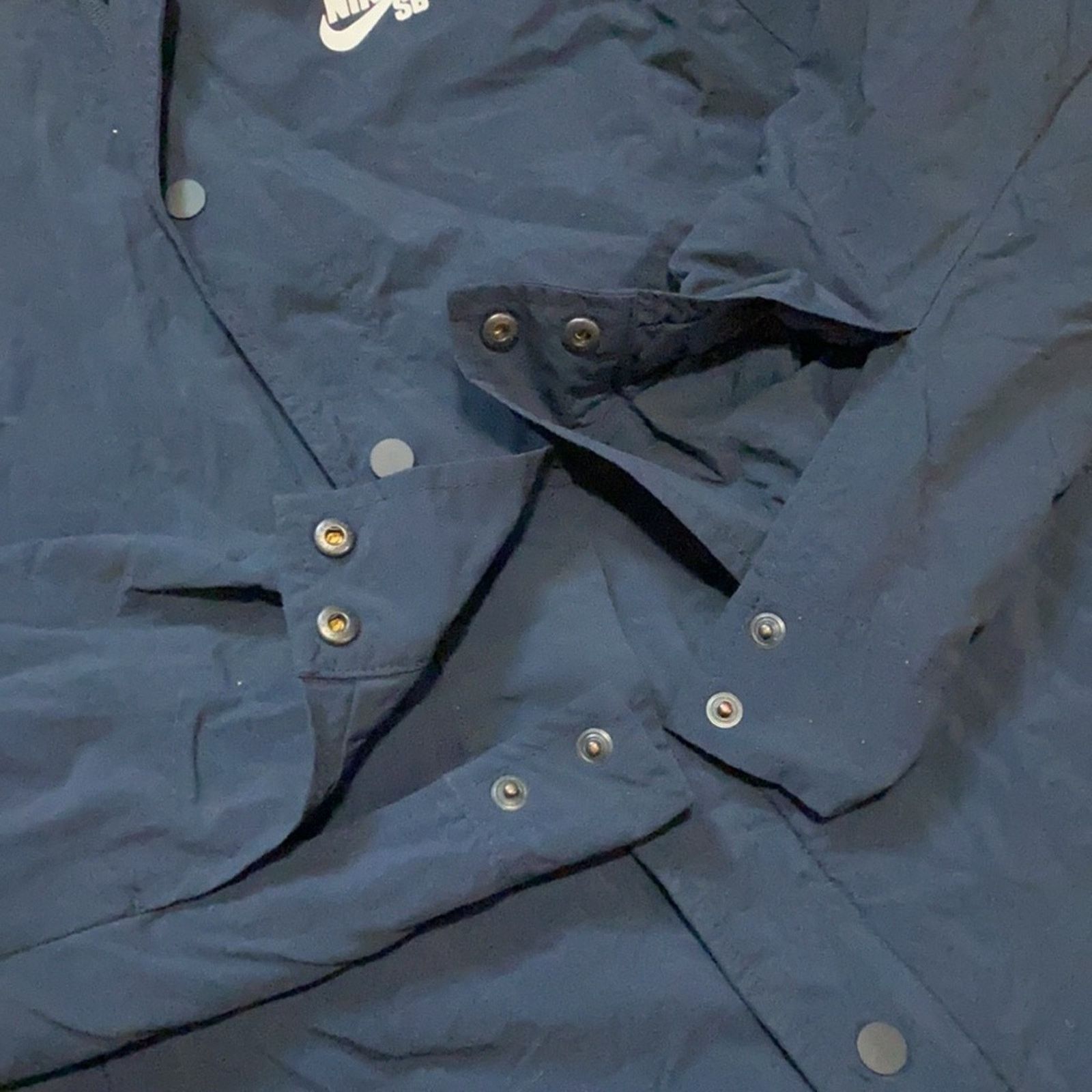 Nike Y2K Nike SB zip up button up heavy on windbreaker jacket Size US L / EU 52-54 / 3 - 5 Thumbnail