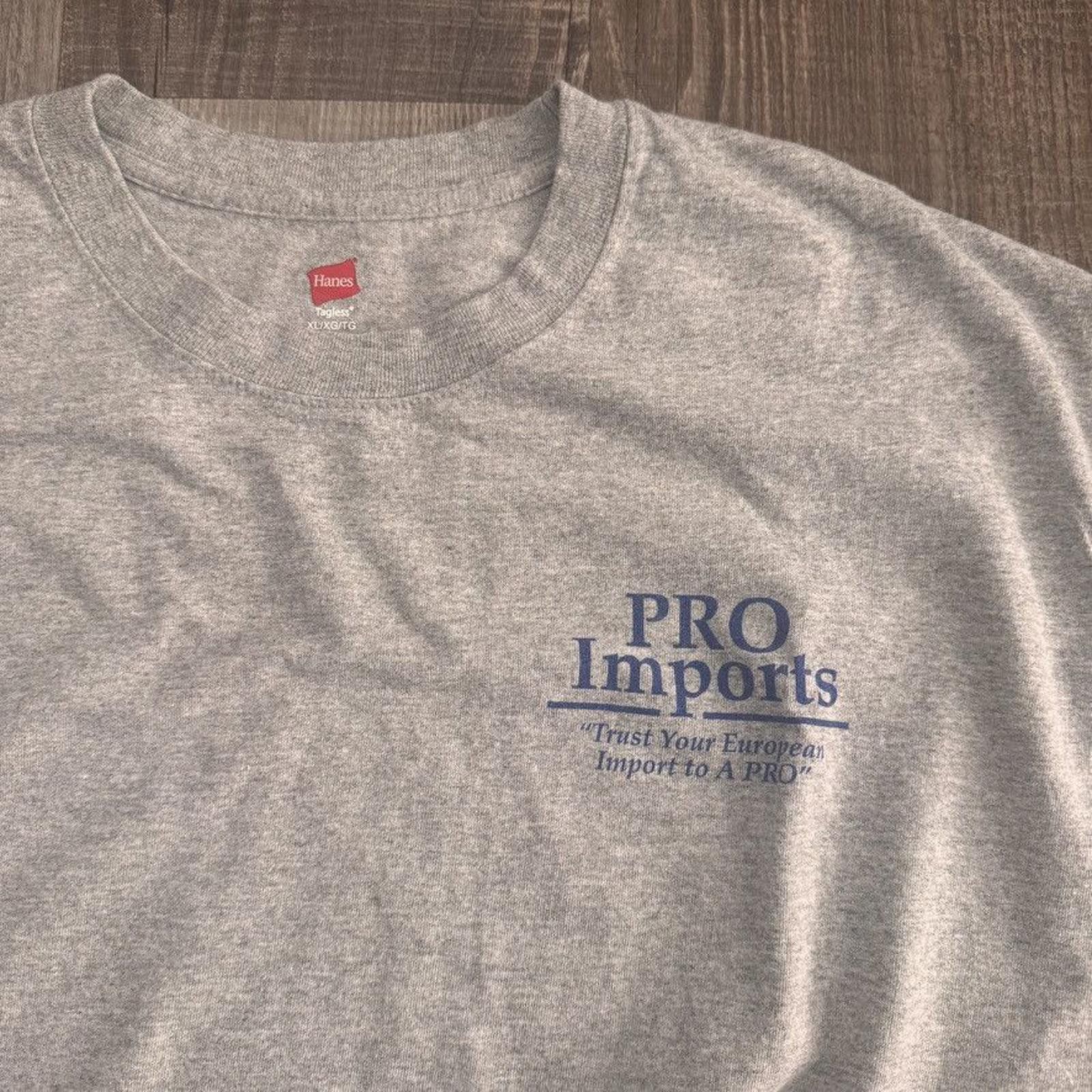 Hanes HANES • VNTG "Pro Imports" Pre-Shrunk Tee (XL) Size US XL / EU 56 / 4 - 4 Thumbnail