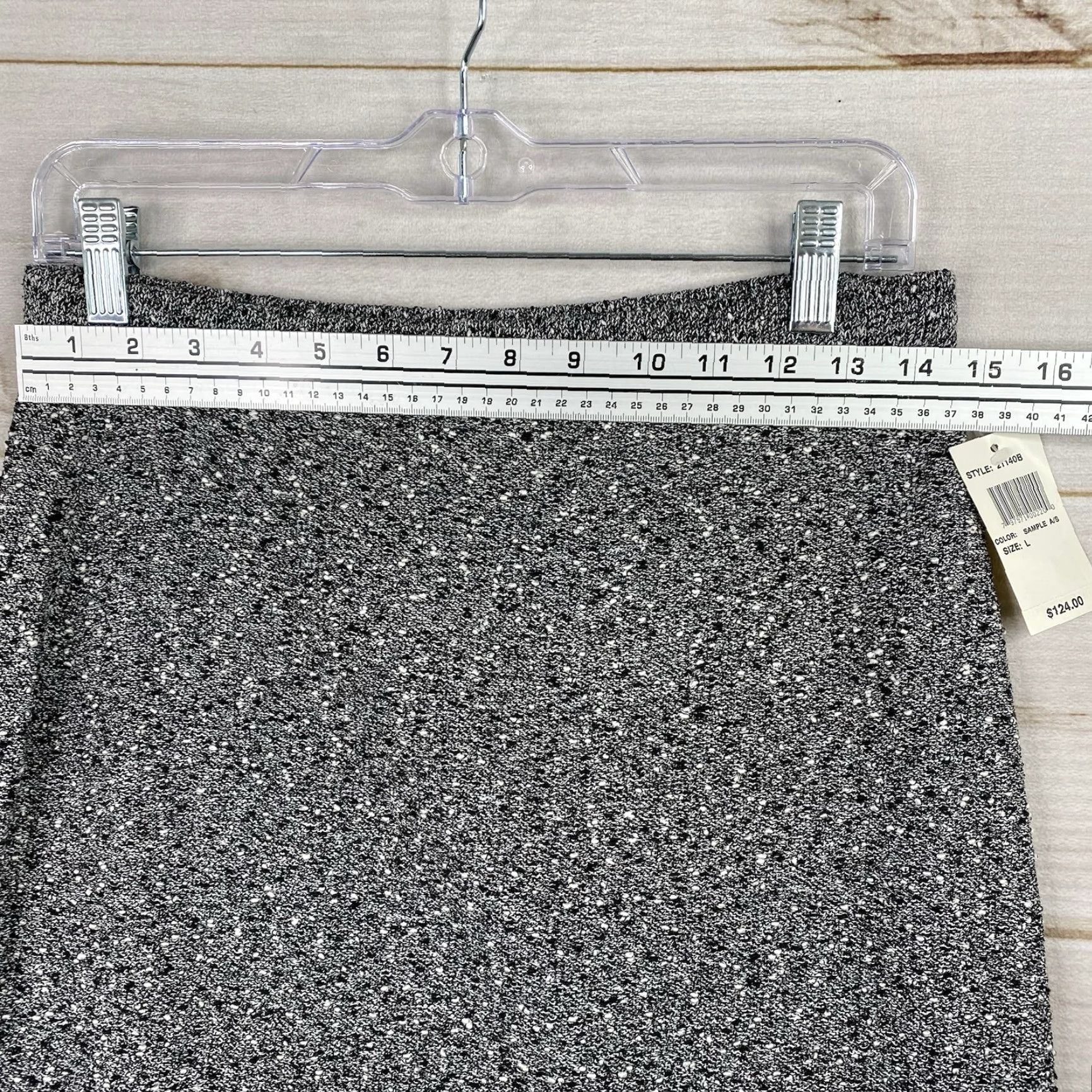 Vintage VINTAGE Adrienne Vittadini Womens Skirt L Black Sweater Knit Pull On Pencil NWT Size L / US 10 / IT 46 - 3 Thumbnail