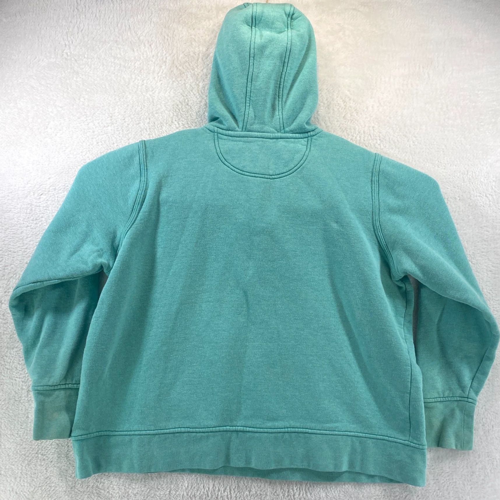 Carhartt Carhartt Green Womens XXL Hoodie Hooded Sweatshirt 1/4 Zip Pullover Pockets Size XXL / US 16-18 / IT 52-54 - 4 Thumbnail