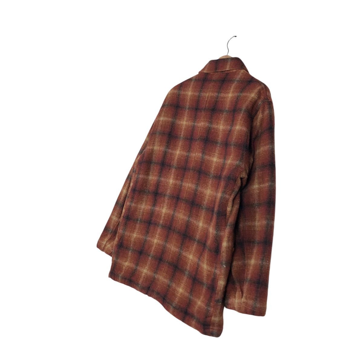 Japanese Brand 📌Vintage Wool Worker Jacket Zipper Crescent Max Tartan Size US M / EU 48-50 / 2 - 11 Thumbnail