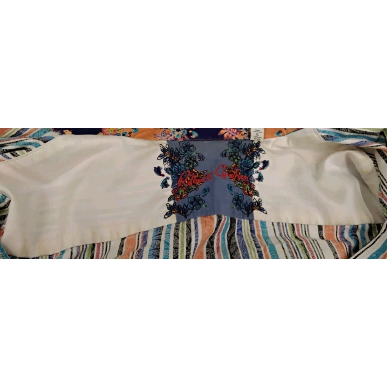 Robert Graham Robert Graham Button Up Shirt Men's L Multicolor Stripe Size US L / EU 52-54 / 3 - 12 Thumbnail
