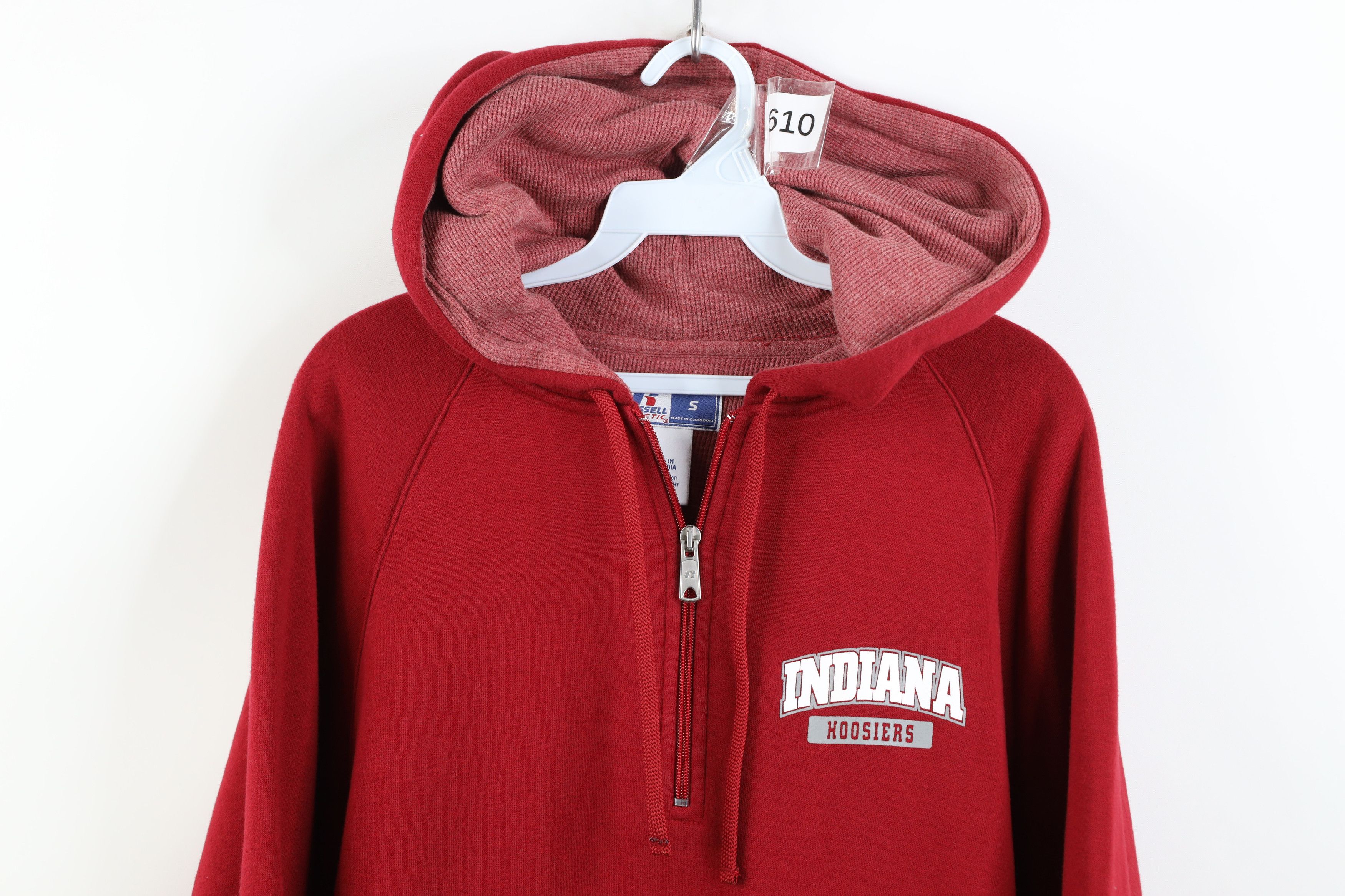 Russell Athletic Vintage 90s Russell Athletic University Football Zip Hoodie Size US S / EU 44-46 / 1 - 2 Thumbnail
