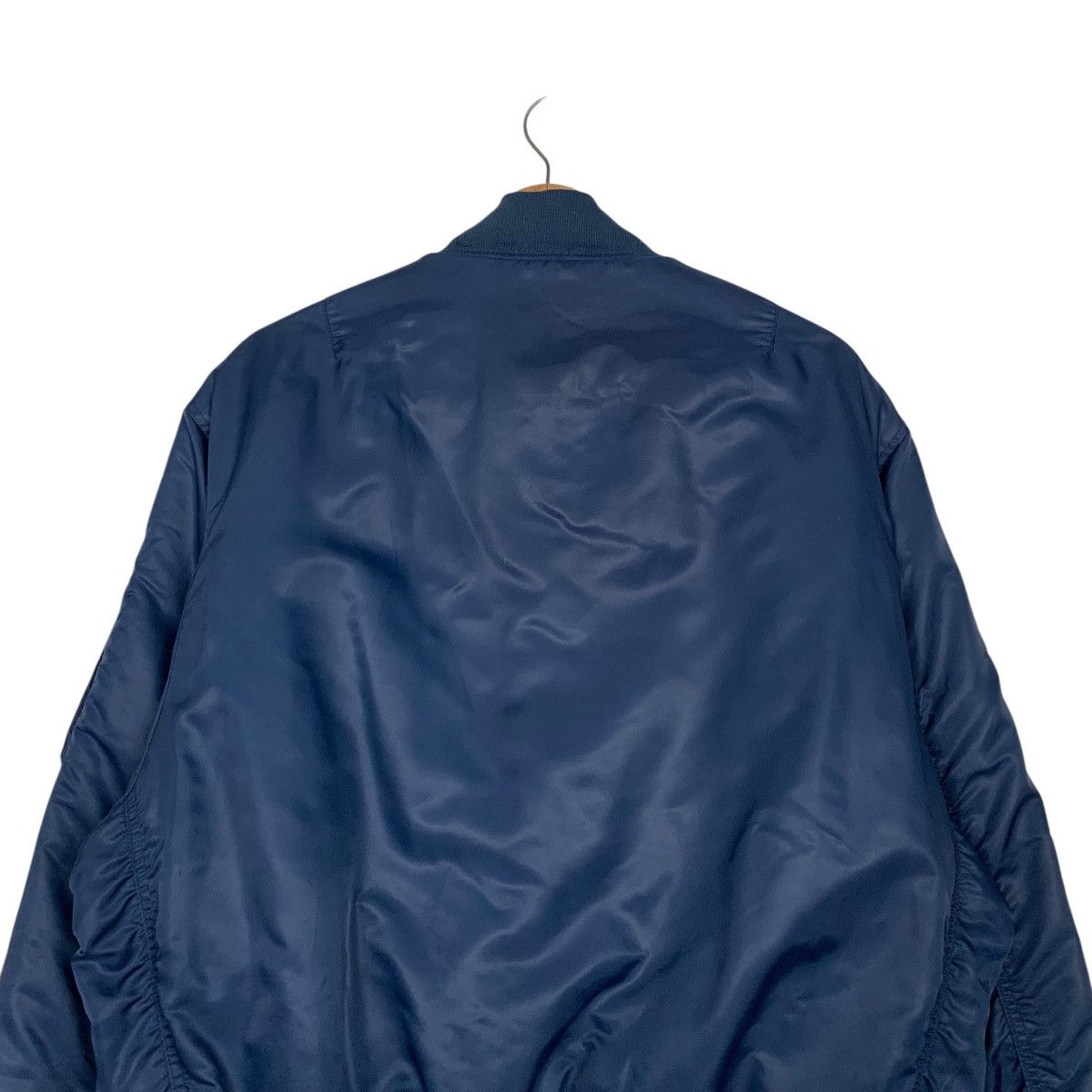 Vintage Vintage 90's Blue Bomber Jacket #2508-C113 Size US L / EU 52-54 / 3 - 8 Thumbnail