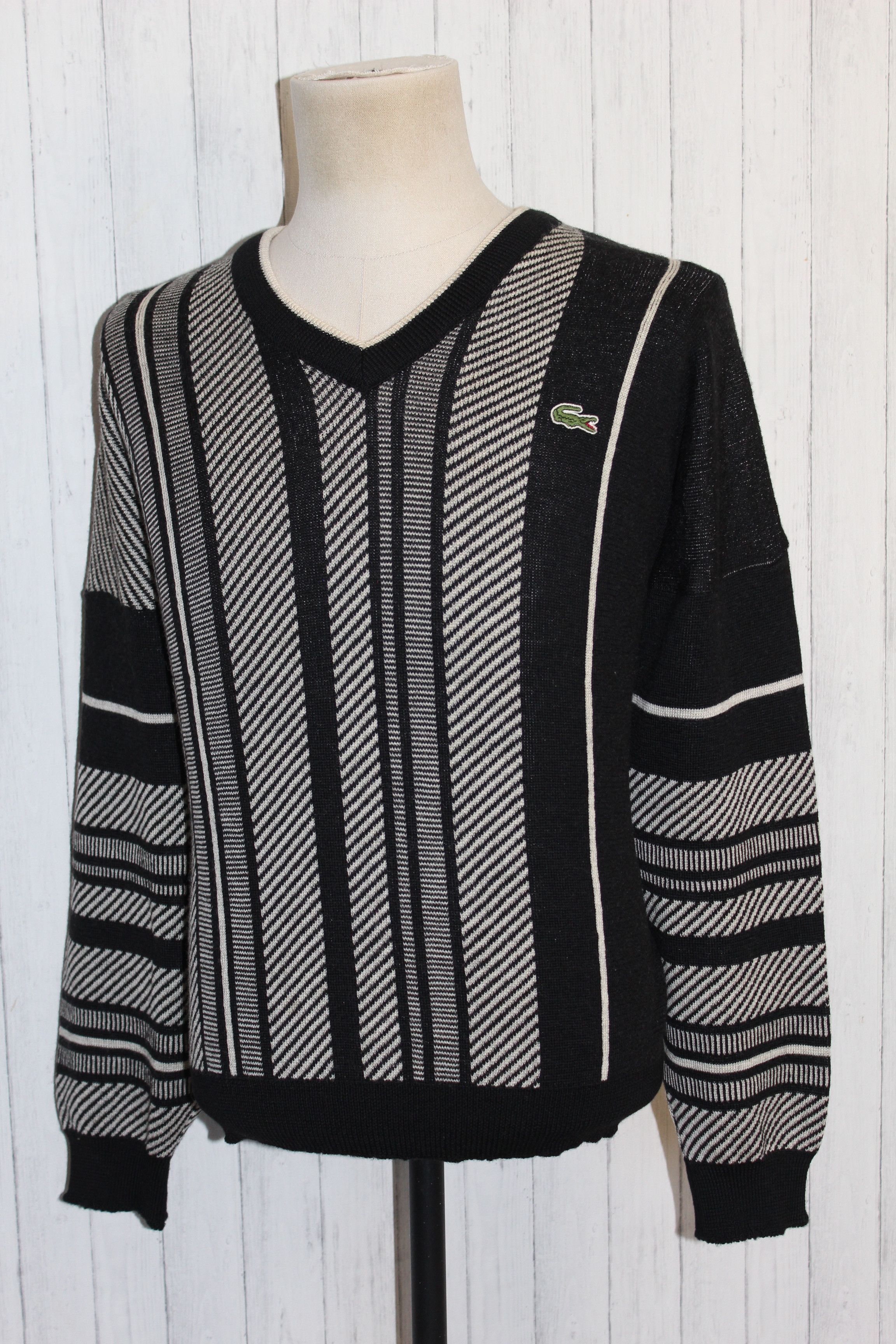 Lacoste LACOSTE Vintage 90's Knitted Cardigan Sweater Size US XXL / EU 58 / 5 - 3 Thumbnail