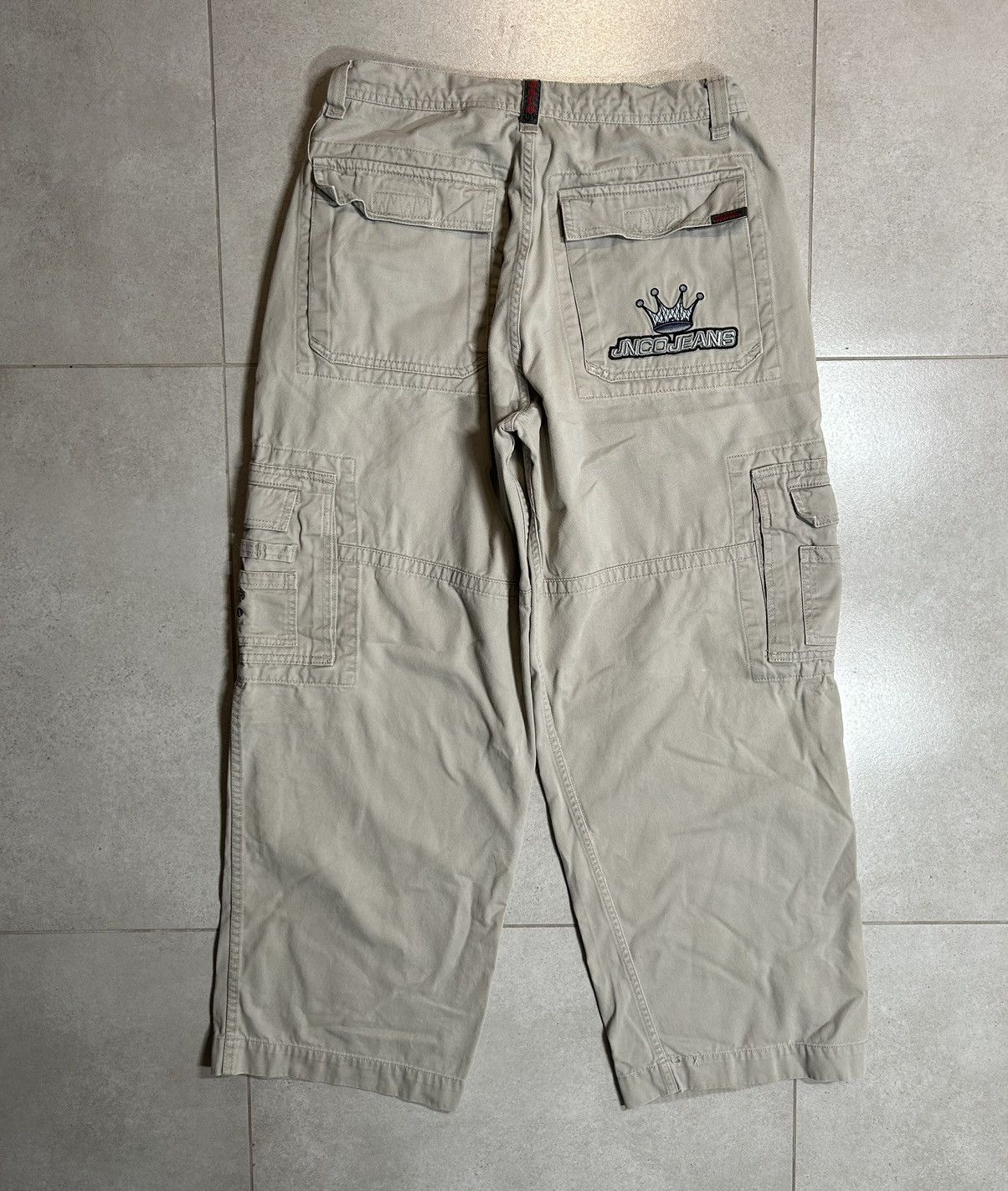 Vintage Jnco Jeans baggy cargo pants y2k 00s Army twill Warrior Grailed