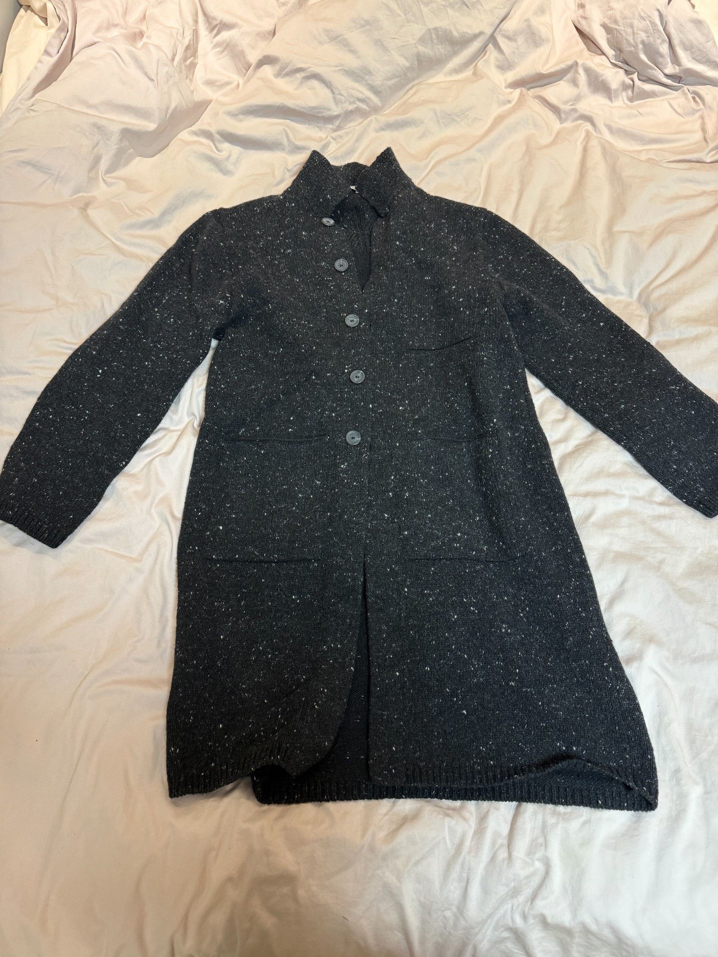 Inis Meain Inis Meain Wool Cashmere Coat Size US M / EU 48-50 / 2 - 1 Thumbnail