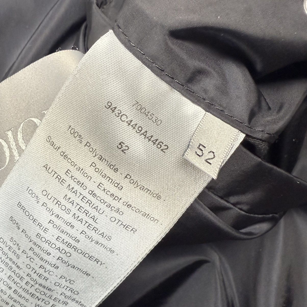 Dior Dior Oblique ‘Navy/Blue’ Technical Jacquard Down Jacket Size US XL / EU 56 / 4 - 9 Thumbnail