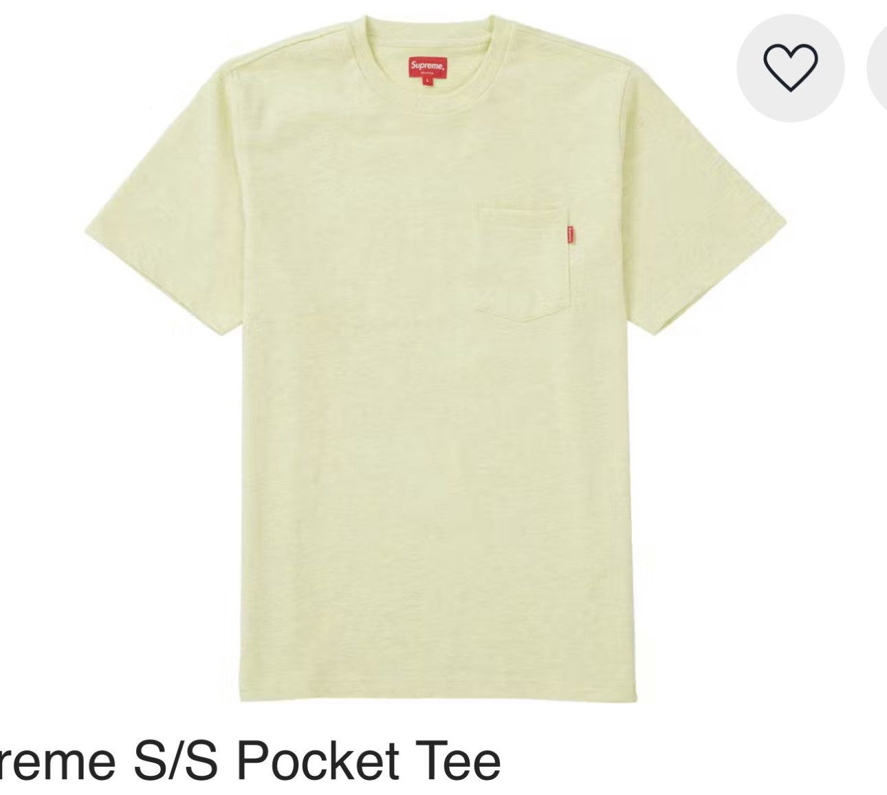 Supreme Supreme S/S Pocket Tee (FW23) Size US L / EU 52-54 / 3 - 1 Thumbnail