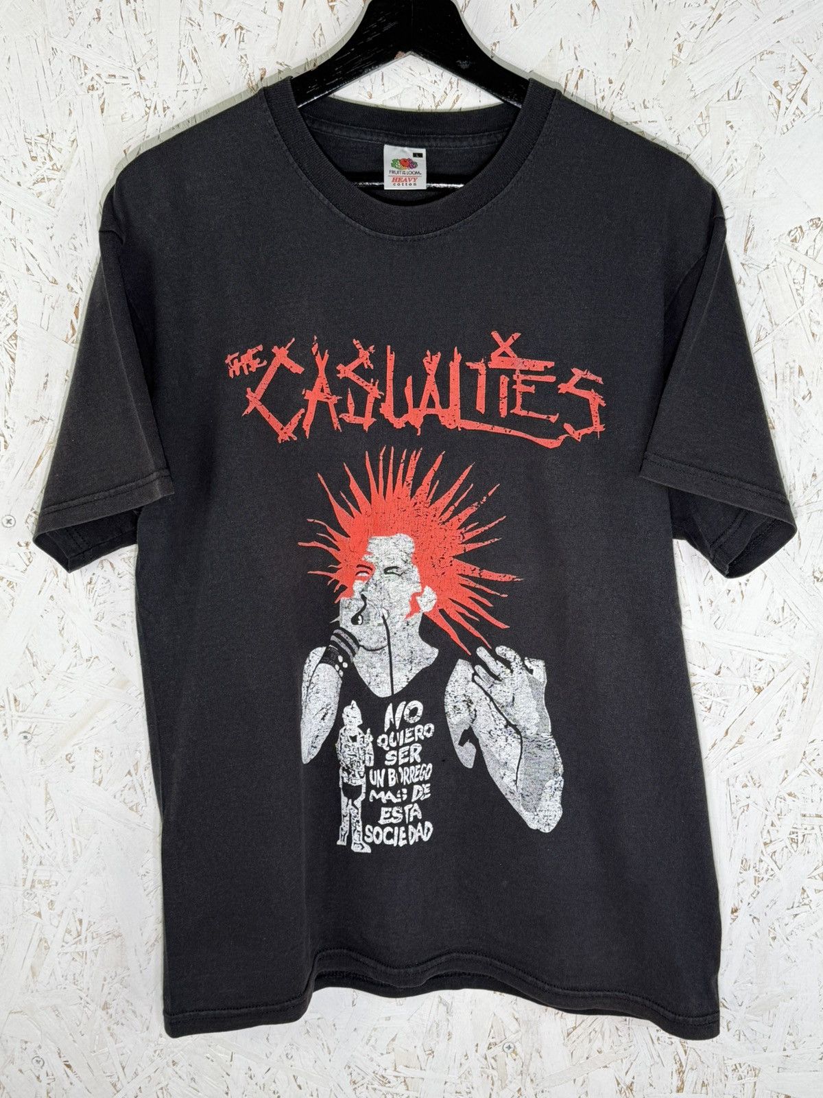 Band Tees Vintage The Casualties Hardcore Punk Band T-Shirt 00s L Size US L / EU 52-54 / 3 - 1 Thumbnail