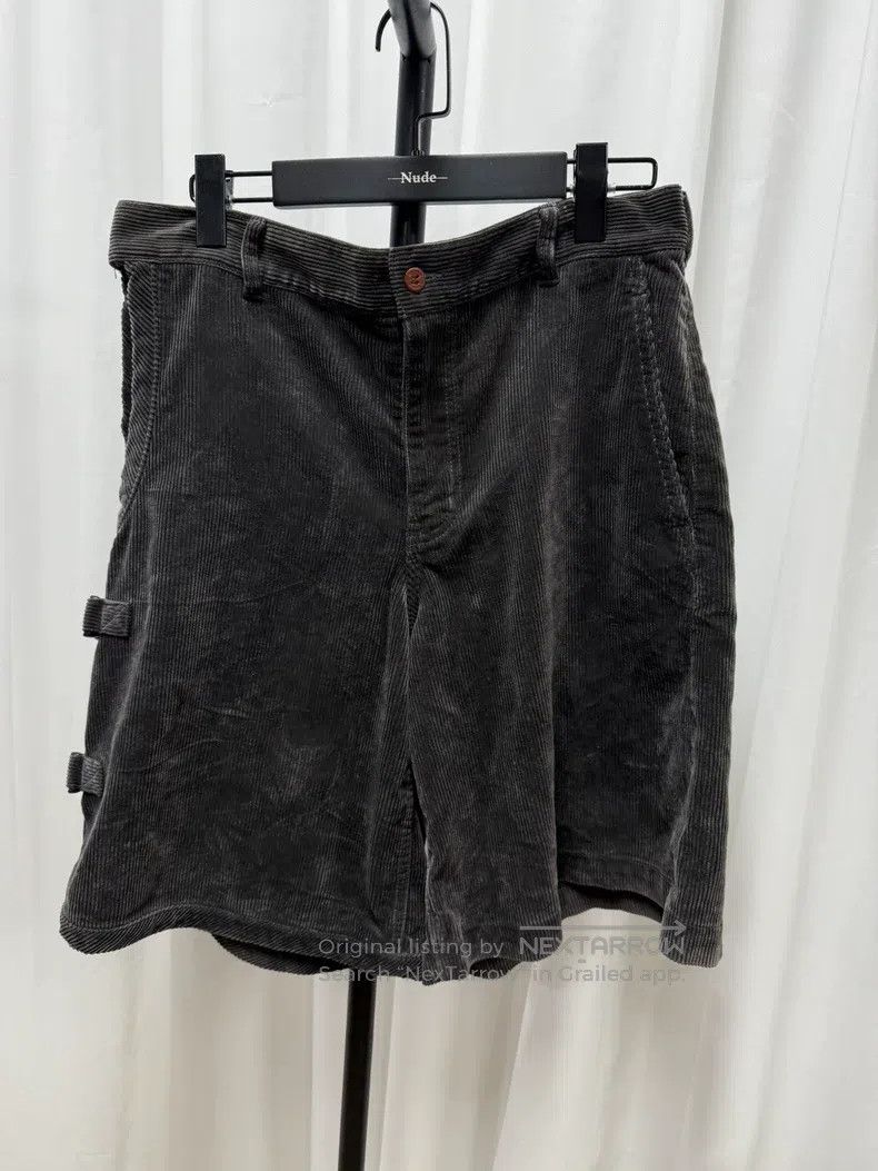 Comme Des Garcons size S Velvet tie waist shorts