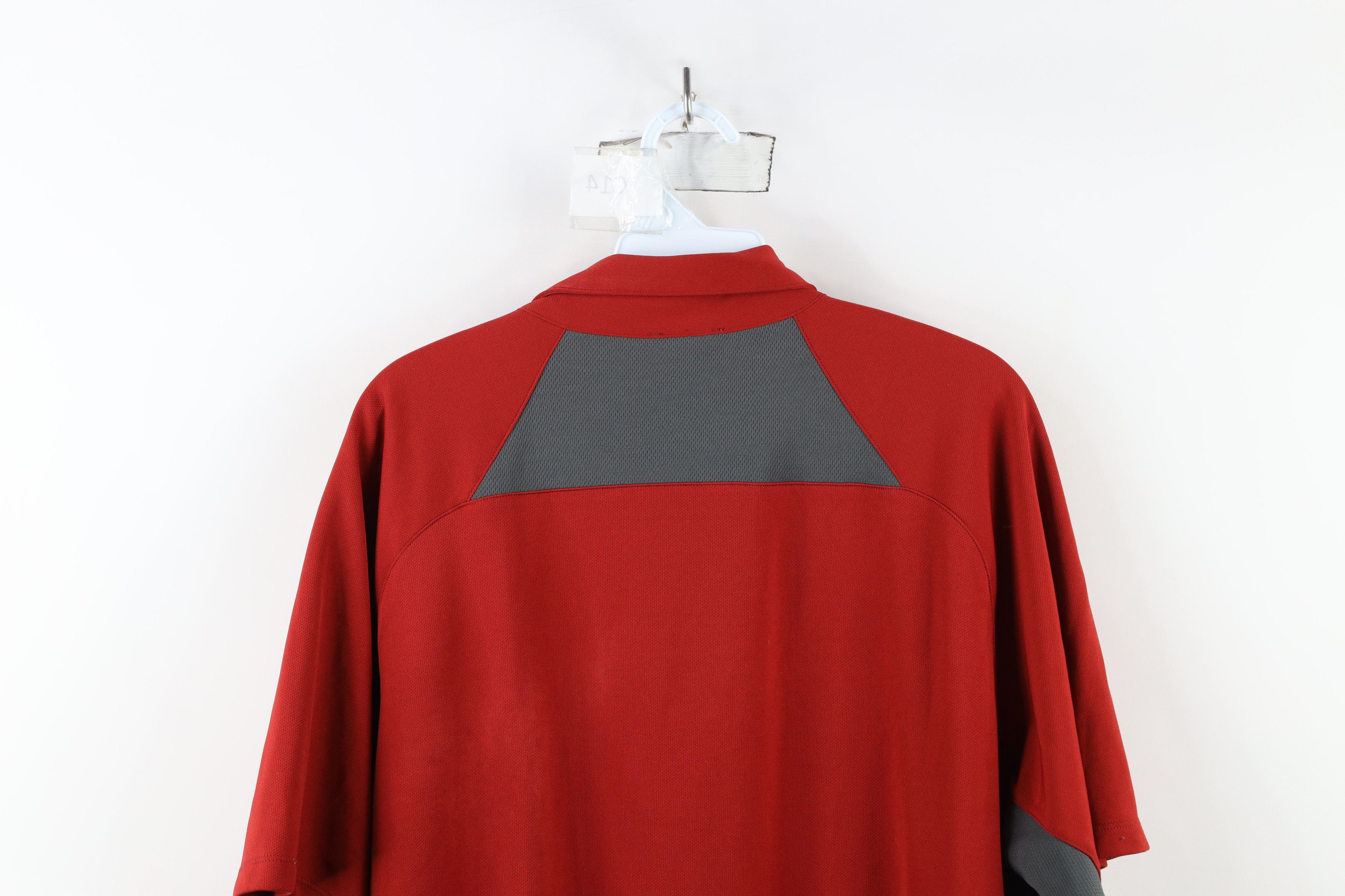 The North Face × Vintage Vintage The North Face Collared Knit Golf Polo Shirt Red Size US XL / EU 56 / 4 - 14 Thumbnail