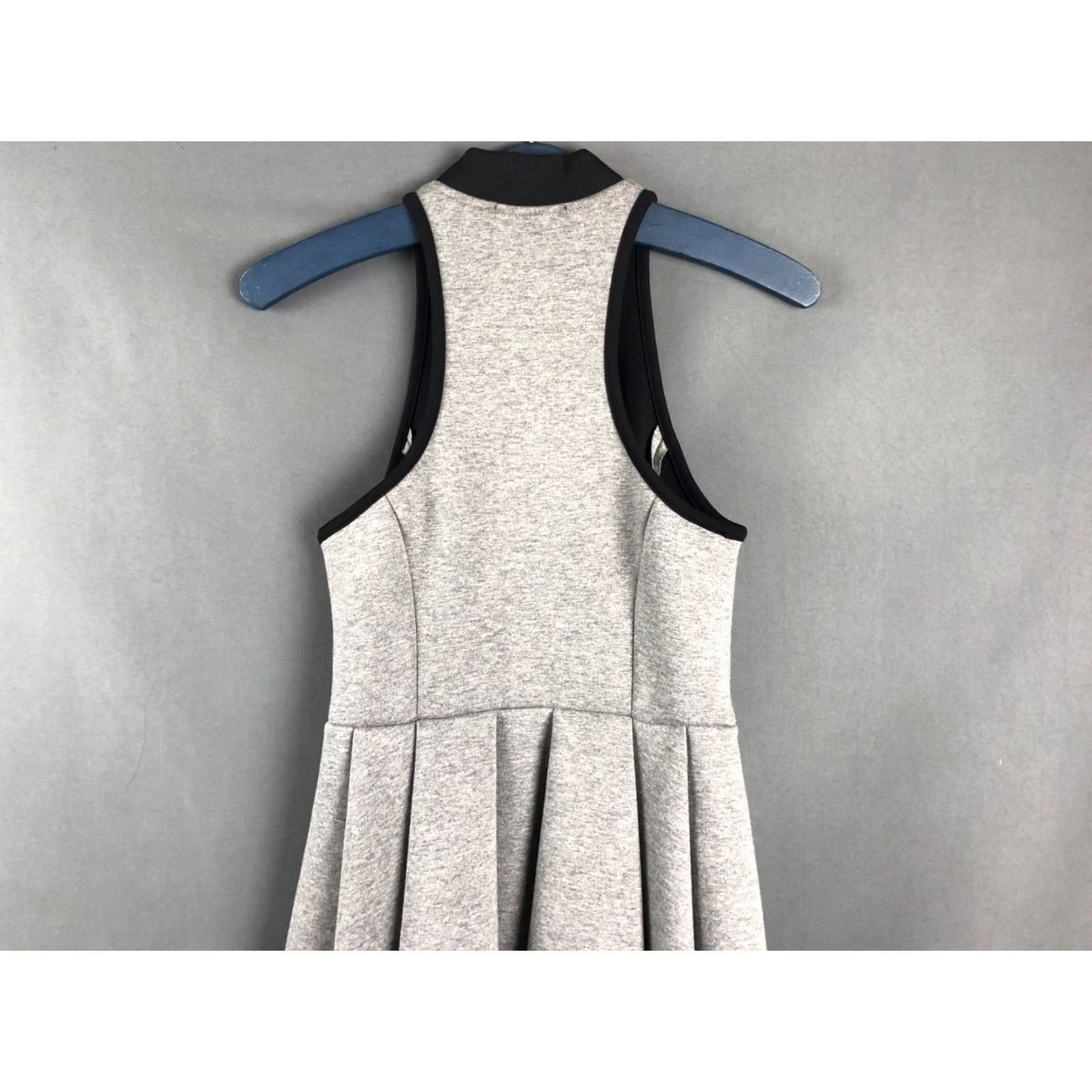 Alexander Wang Alexander Wang Full Zip Sleeveless Dress Cotton Gray Women S Size S / US 4 / IT 40 - 4 Thumbnail