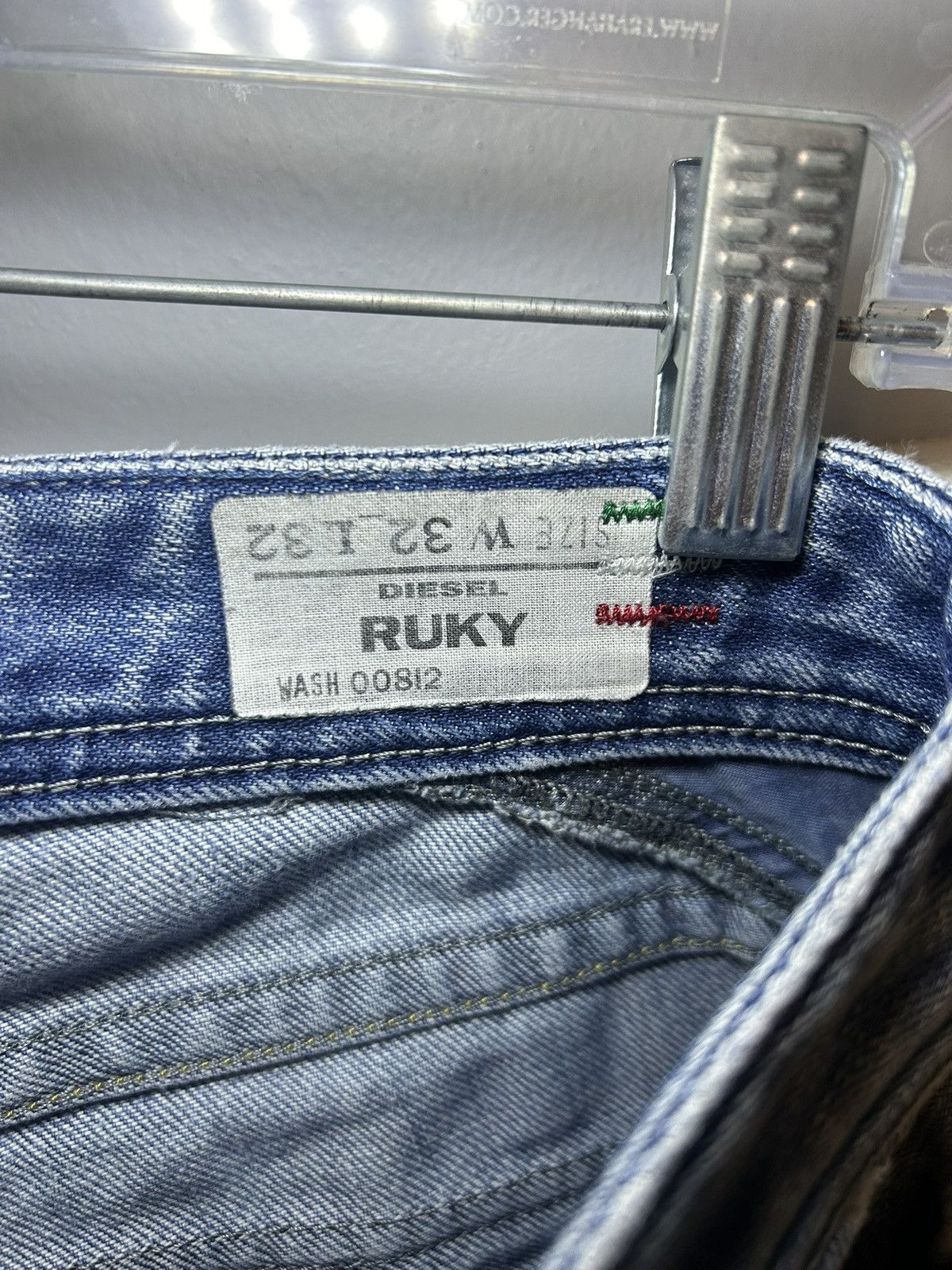 Diesel Vintage Diesel made in Italy “Ruky” distressed flared jeans Size US 32 / EU 48 - 4 Thumbnail