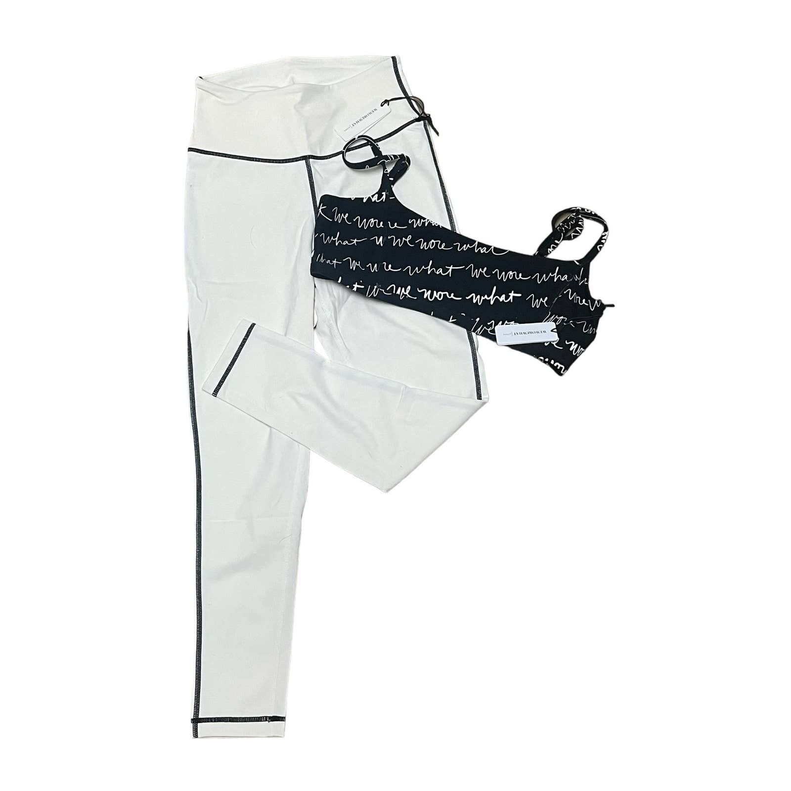 WeWoreWhat WeWoreWhat Activewear Set Sz M NWT Bra Top and Leggings $136 Size M / US 6-8 / IT 42-44 - 1 Thumbnail