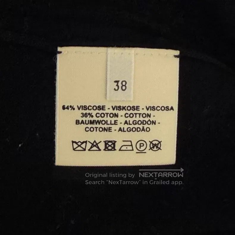 Hermes Hermes Black lace pattern short sleeve knit top Size XS / US 0-2 / IT 36-38 - 6 Thumbnail
