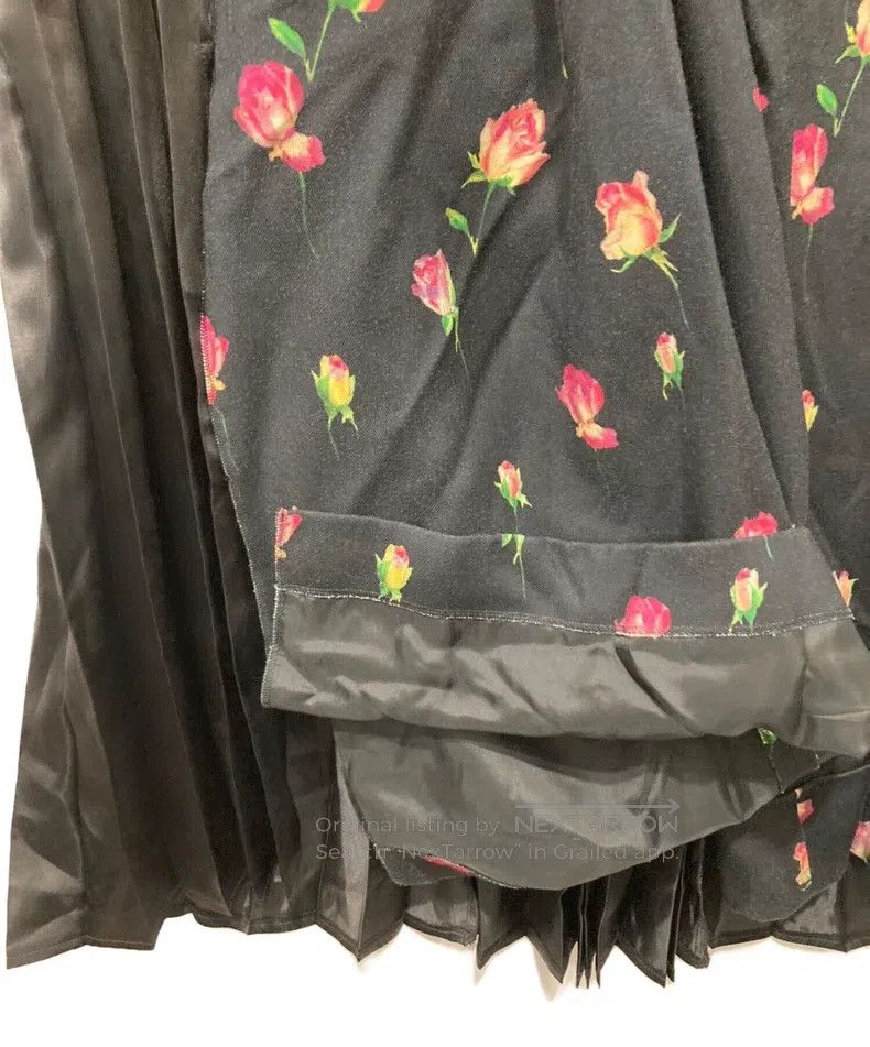 Junya Watanabe Junya Watanabe size XS Floral Pleated Skirt Size 23" - 4 Thumbnail