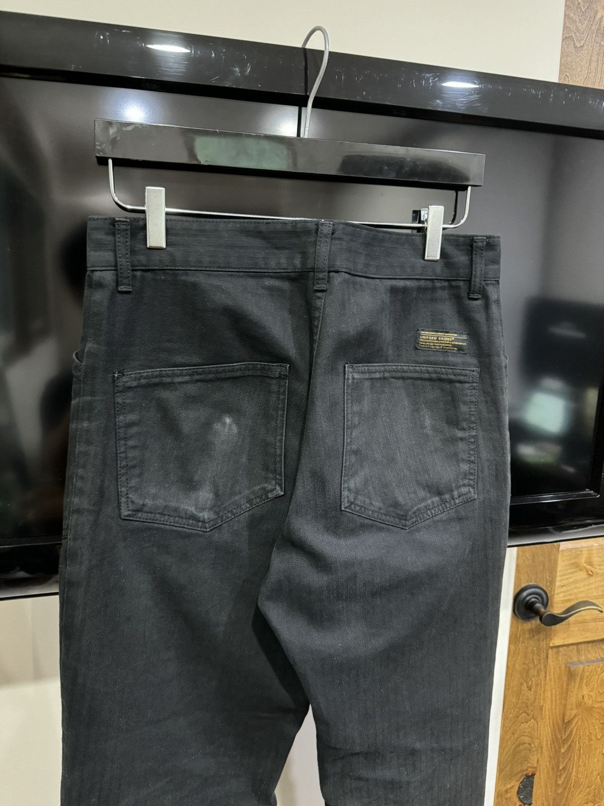Uniform Bridge Uniform Bridge Herringbone HBT Fatigue Baker Pants Black Size US 30 / EU 46 - 8 Thumbnail