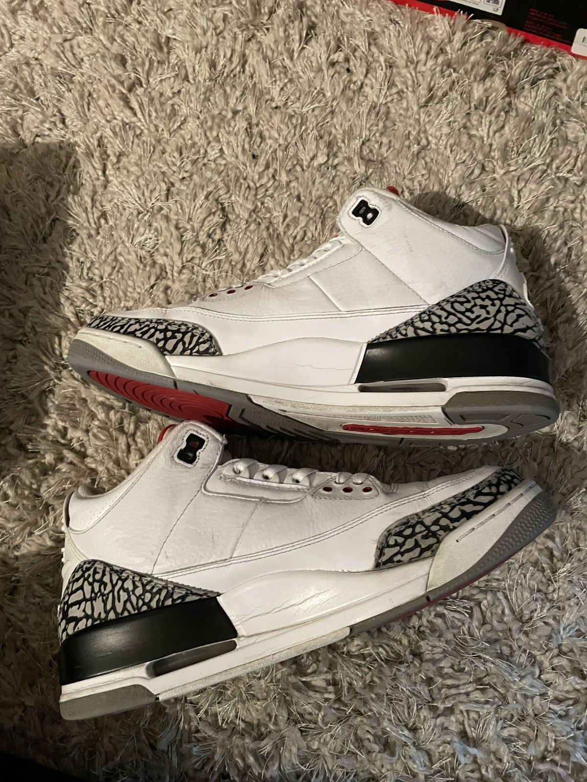 Jordan Brand Jordan 3 White Cement ‘88 Dunk Contest 2013 Size US 9 / EU 42 - 3 Thumbnail