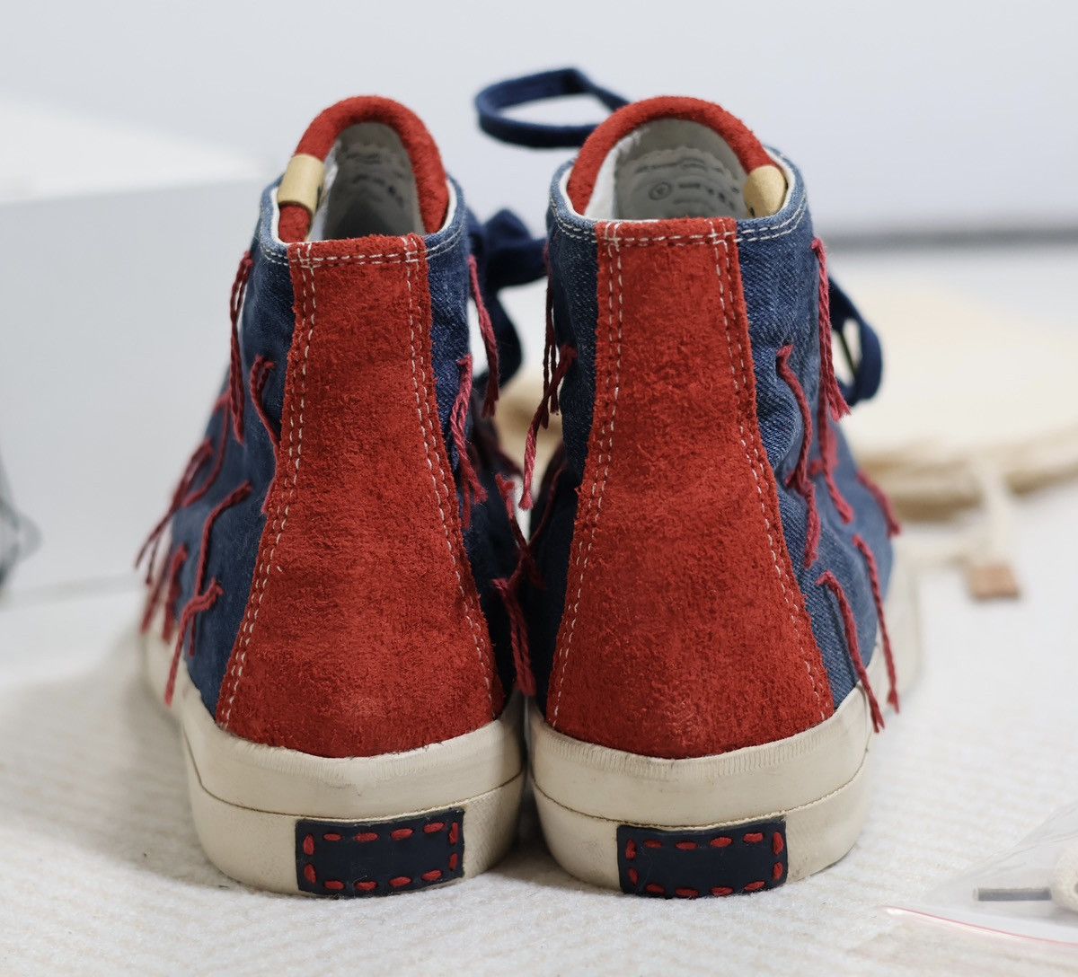 Visvim Visvim Skagway Hi Denim Patchwork Folk （indigo）us8.5 Size US 8.5 / EU 41-42 - 4 Thumbnail