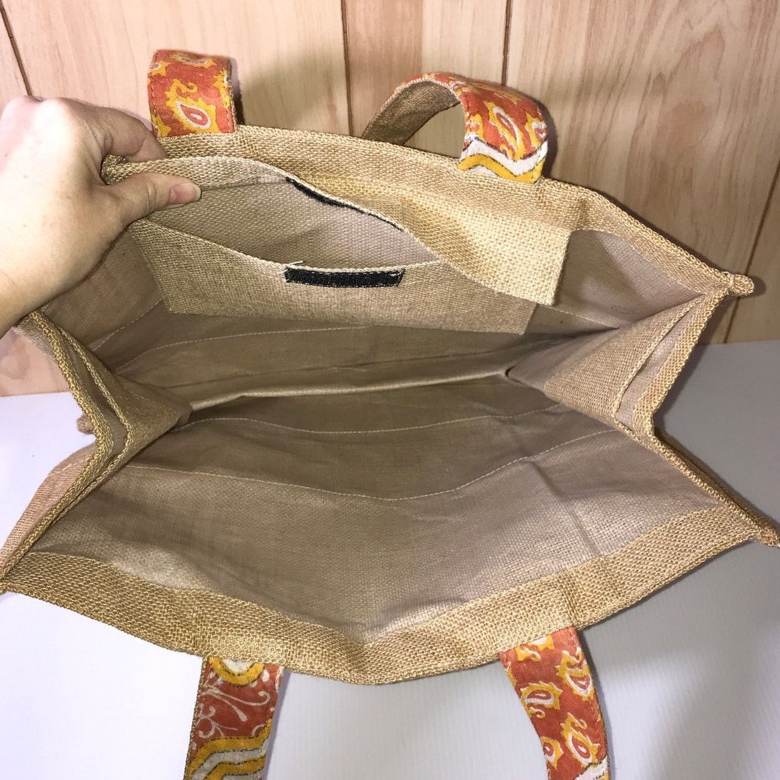 Other Freeset Burlap Wide Handle Large Tote Bag Size ONE SIZE - 3 Thumbnail