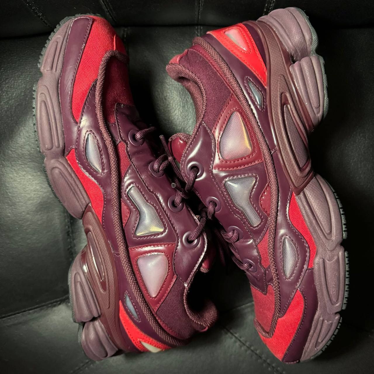 Adidas × Raf Simons Adidas Raf Simons ozweego Burgundy Size US 10.5 / EU 43-44 - 3 Thumbnail
