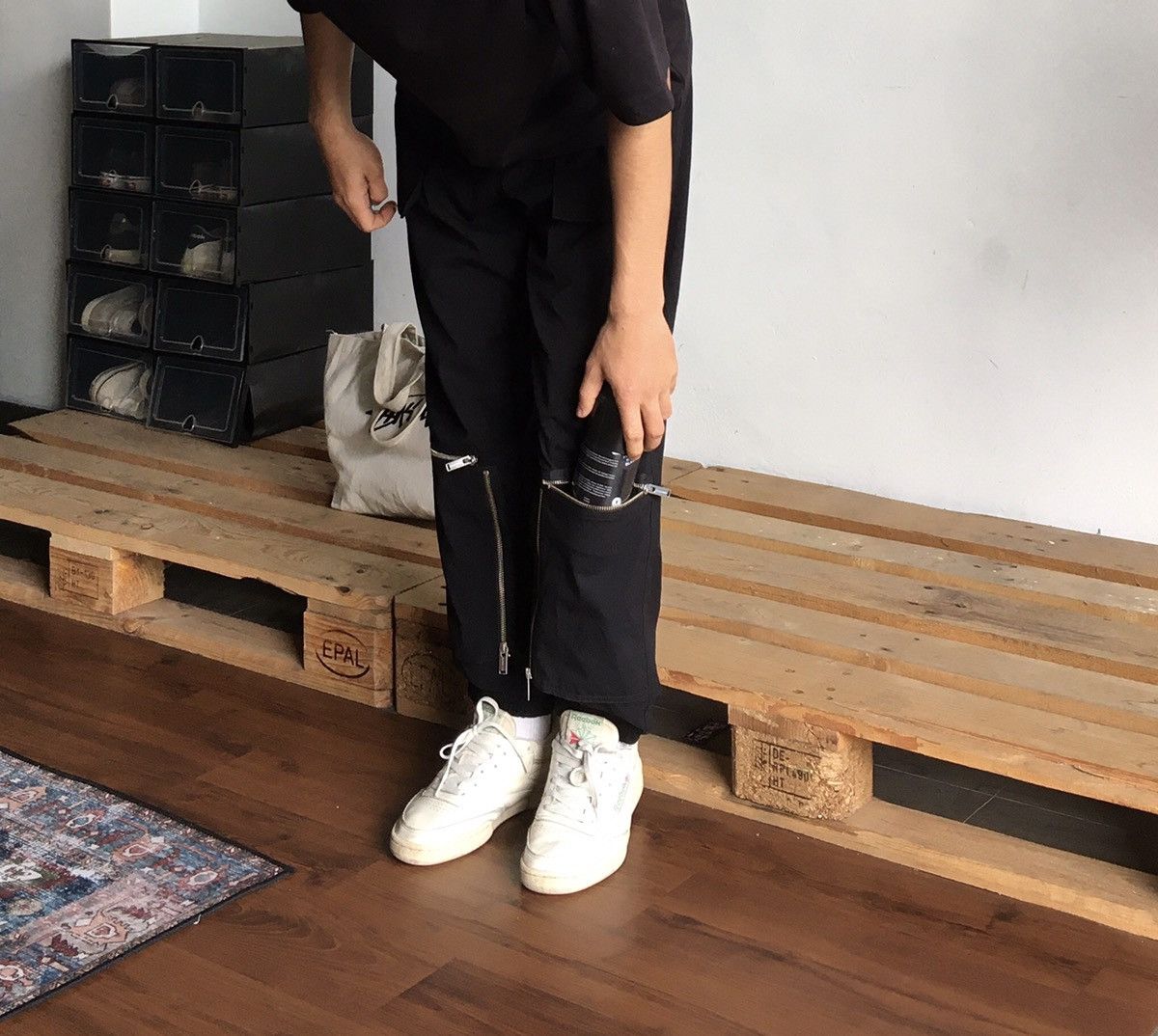 Undercover Undercover x GU black Jogger zip pants Size US 31 - 6 Thumbnail