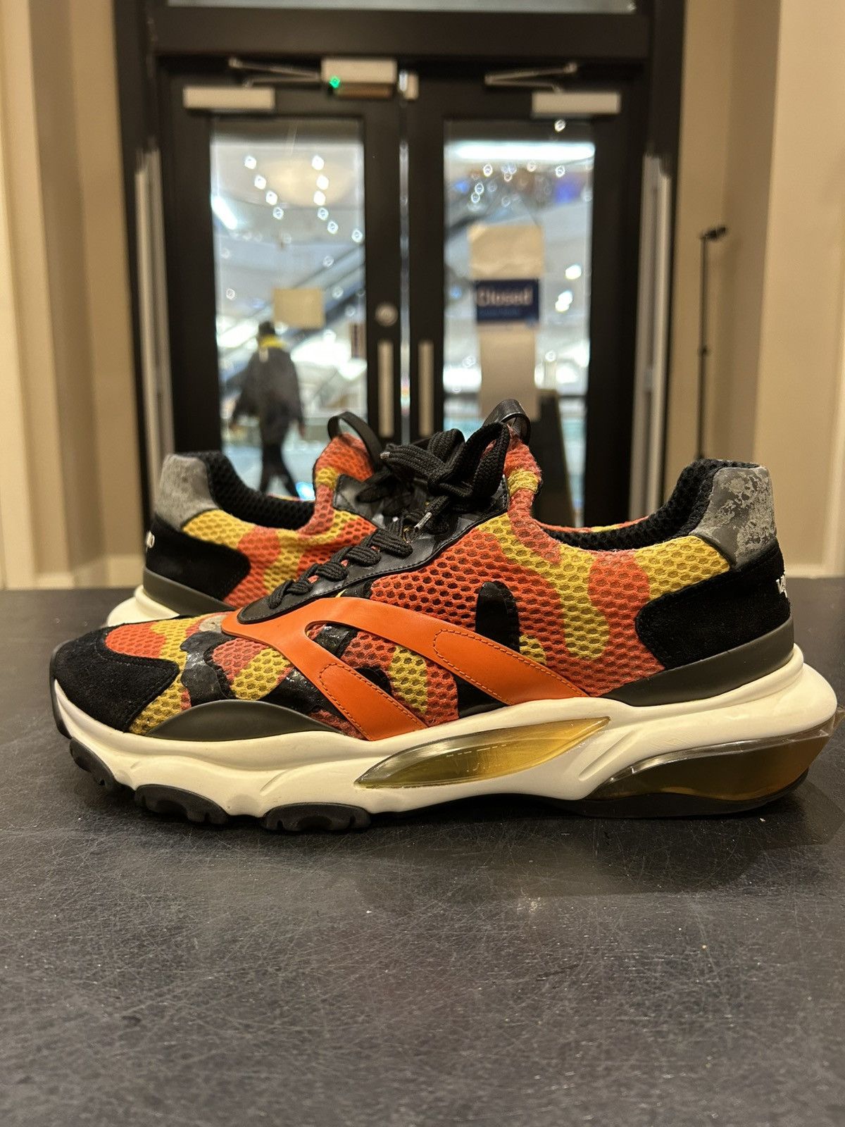 Valentino Valentino Bounce Sneakers - Orange Camo Size US 13 / EU 46 - 1 Thumbnail