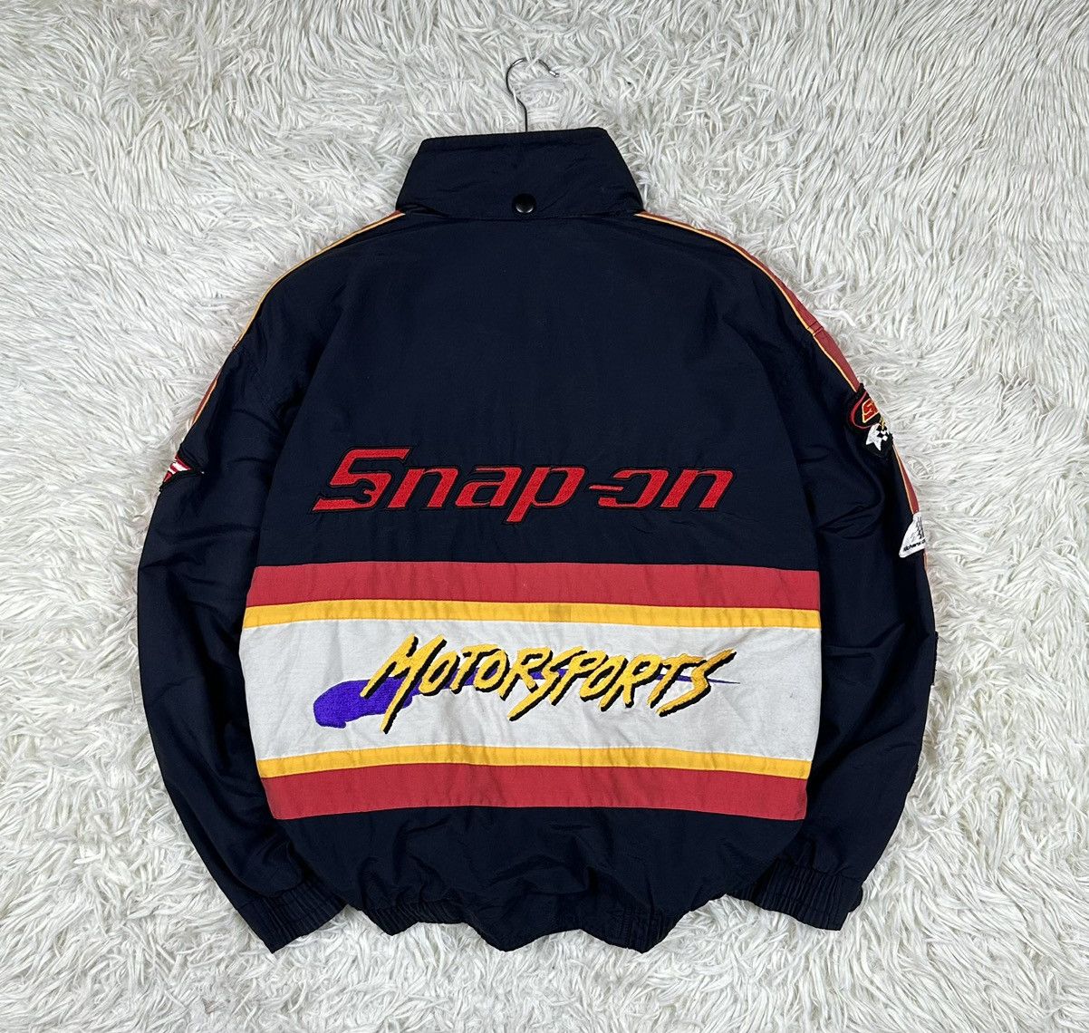 Japanese Brand × Vintage SNAP-ON Racing MotorSport Hooded jacket🔥 Size US L / EU 52-54 / 3 - 8 Thumbnail
