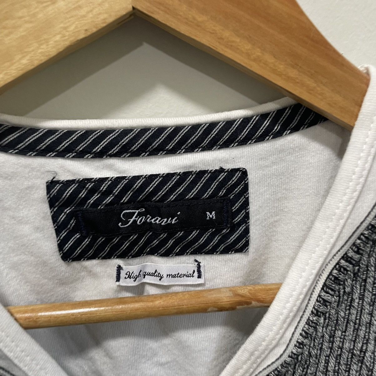 Japanese Brand Foravi Gothic/Vintage Long Sleeve Henley (1970s/80s) Size US M / EU 48-50 / 2 - 3 Thumbnail