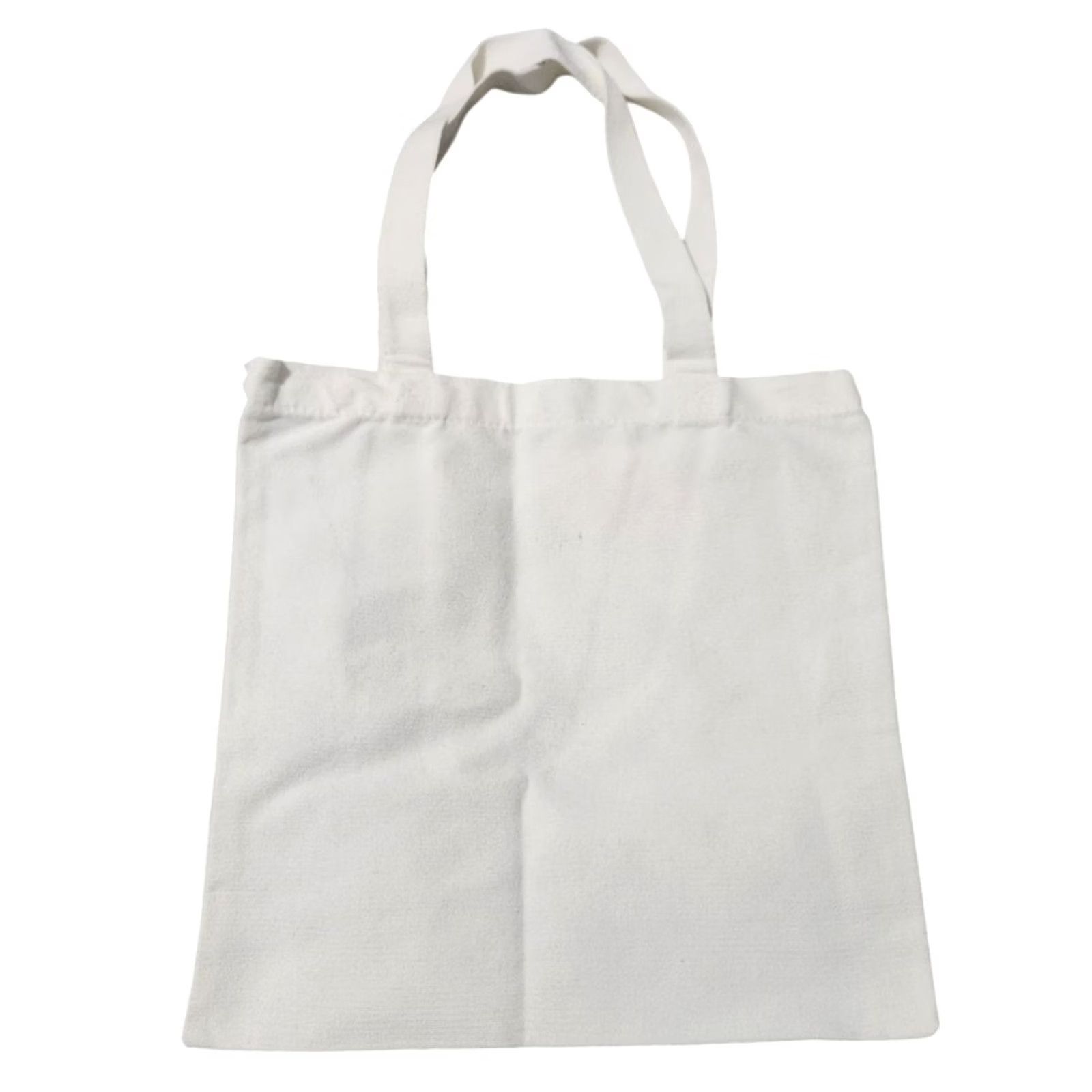 Vintage Halara Canvas Tote Bag White Green Grocery Shopping Women Medium Size ONE SIZE - 2 Thumbnail