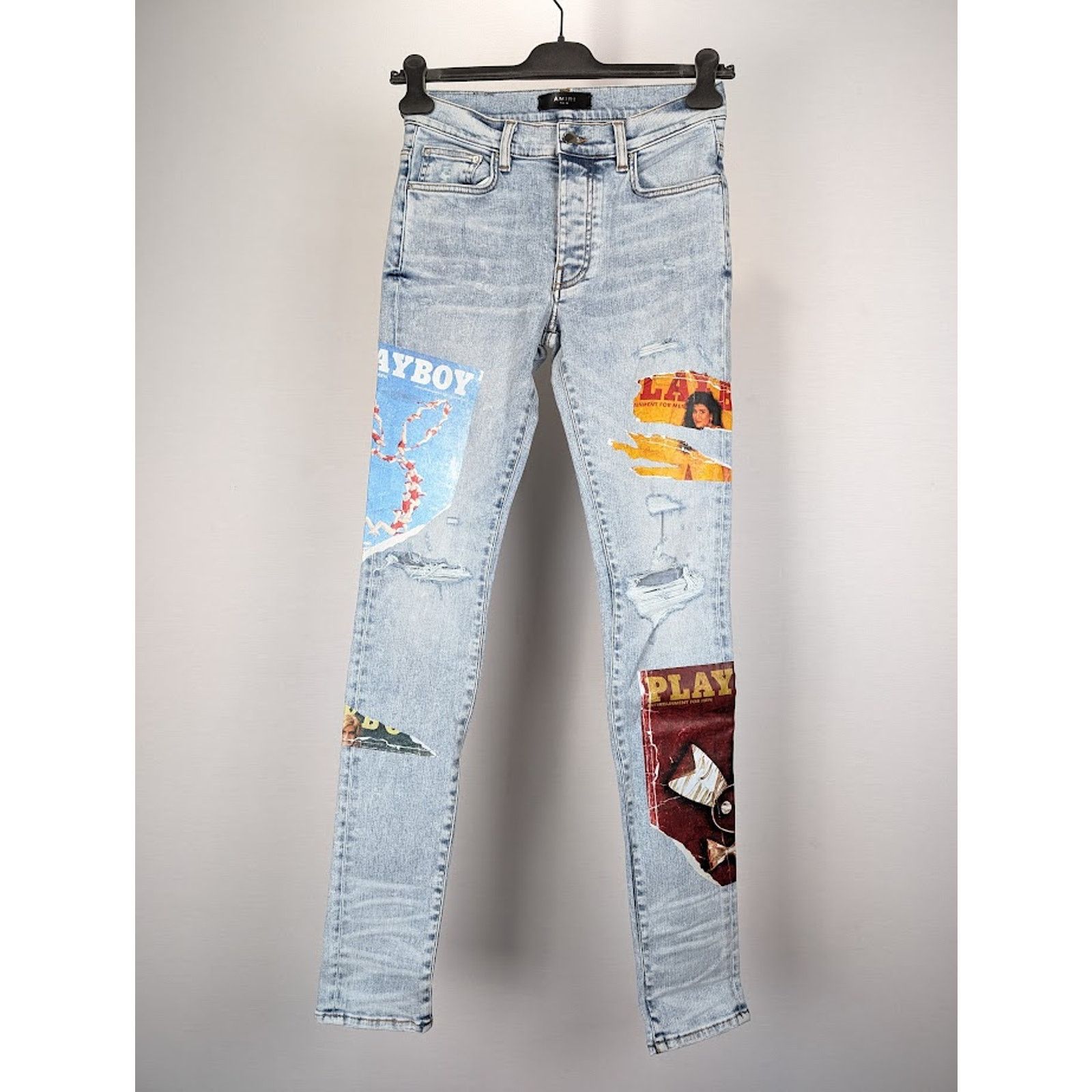 Amiri o1rshd1 Q:3 / Playboy Magazine Jean in LT.Vintage Size US 34 / EU 50 - 1 Thumbnail