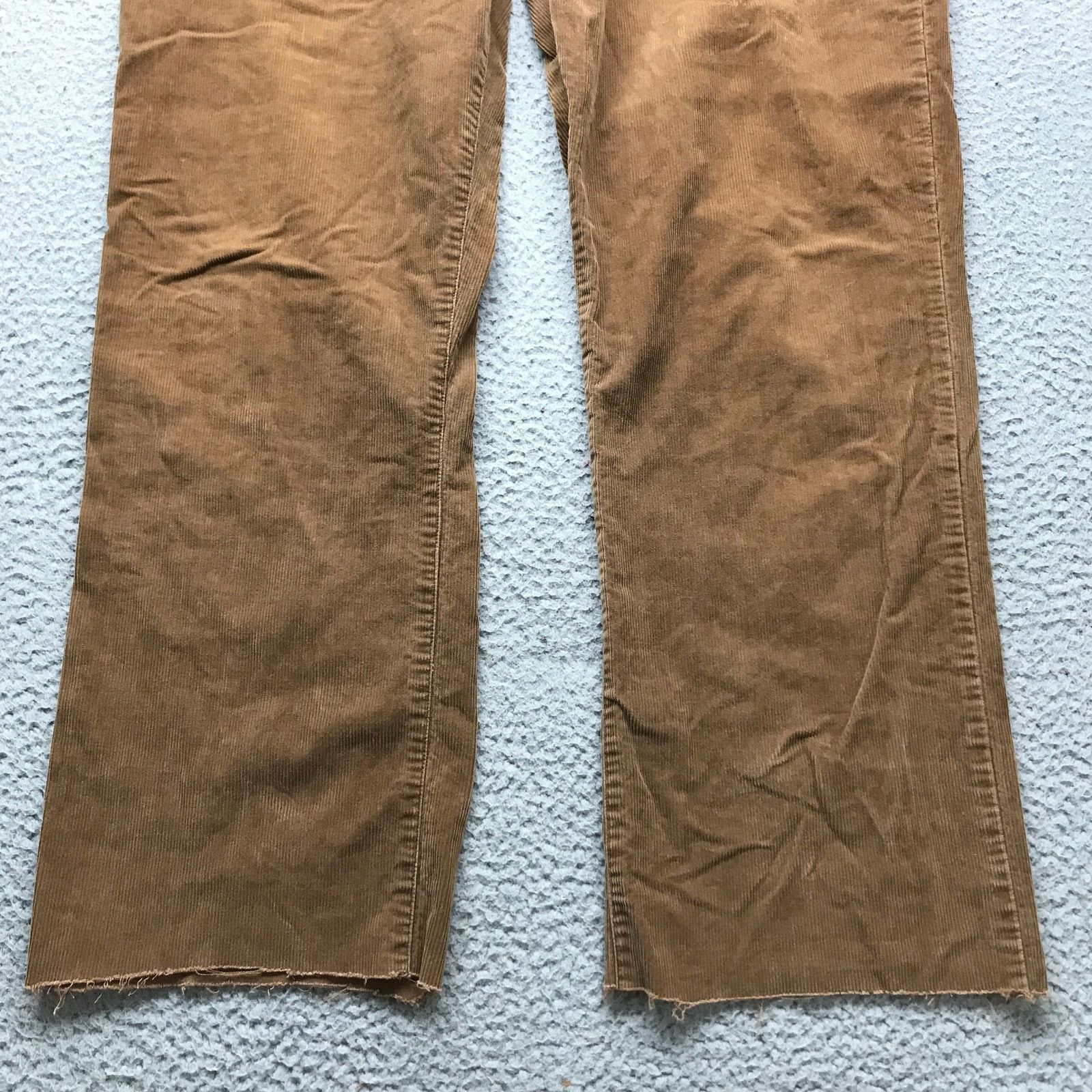 Polo Ralph Lauren Vintage Polo Ralph Lauren Corduroy Raw Hem Pants Mens 38x28 Size US 38 / EU 54 - 6 Thumbnail