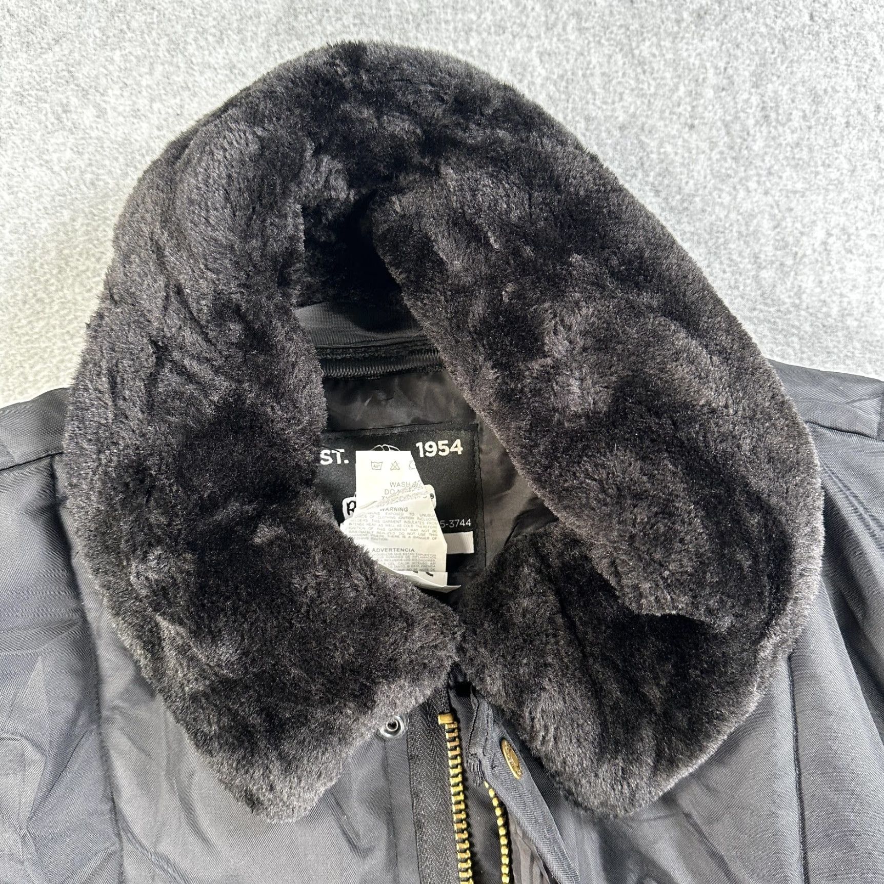 Refrigiwear RefrigiWear Jacket Mens 3XL Black Quilted Insulated Faux Fur Workwear 0322R Size US XXL / EU 58 / 5 - 3 Thumbnail