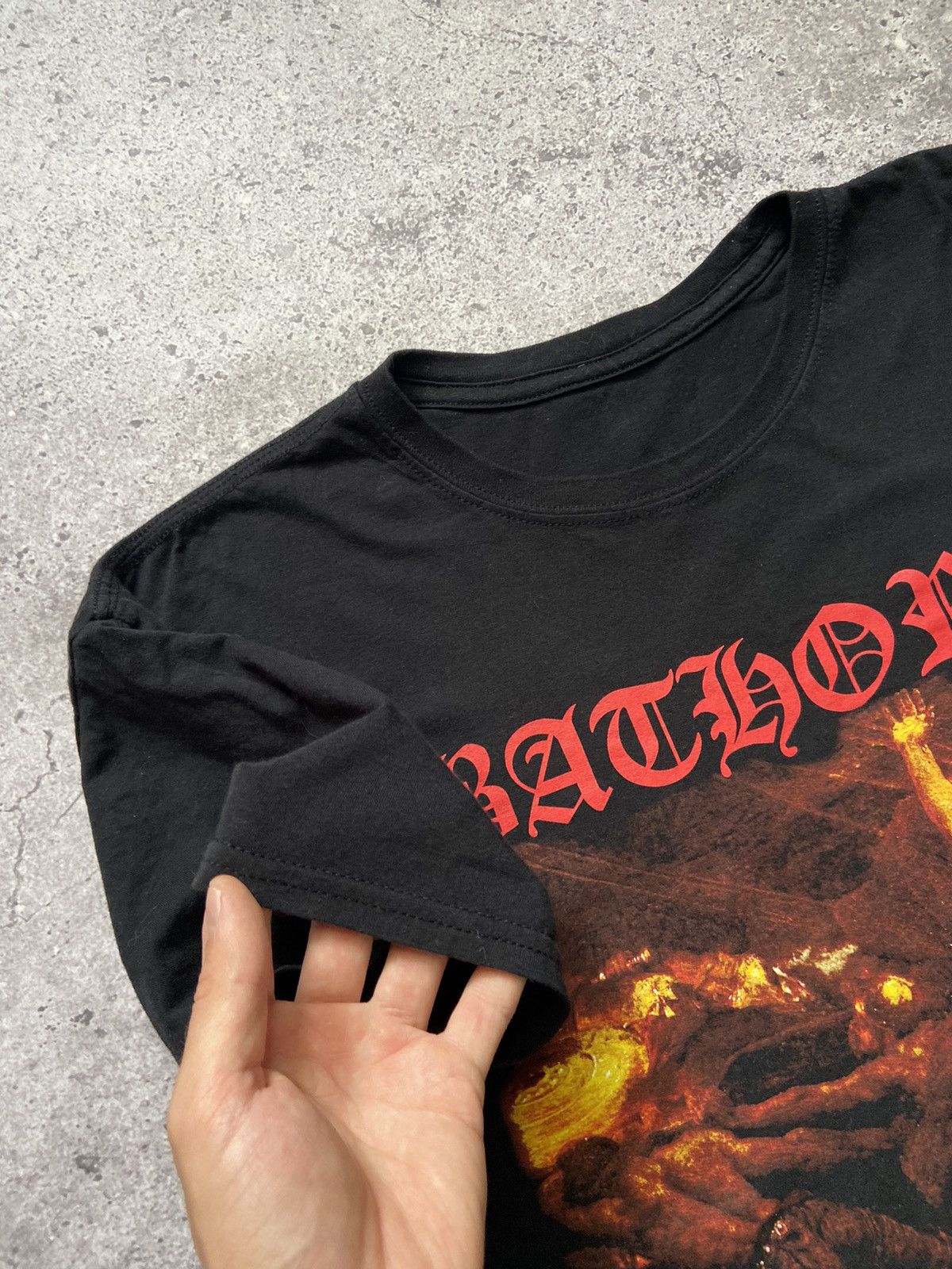 Band Tees Vintage Bathory Shirt Black Metal Band Tee HammerHeat Size US XL / EU 56 / 4 - 4 Thumbnail