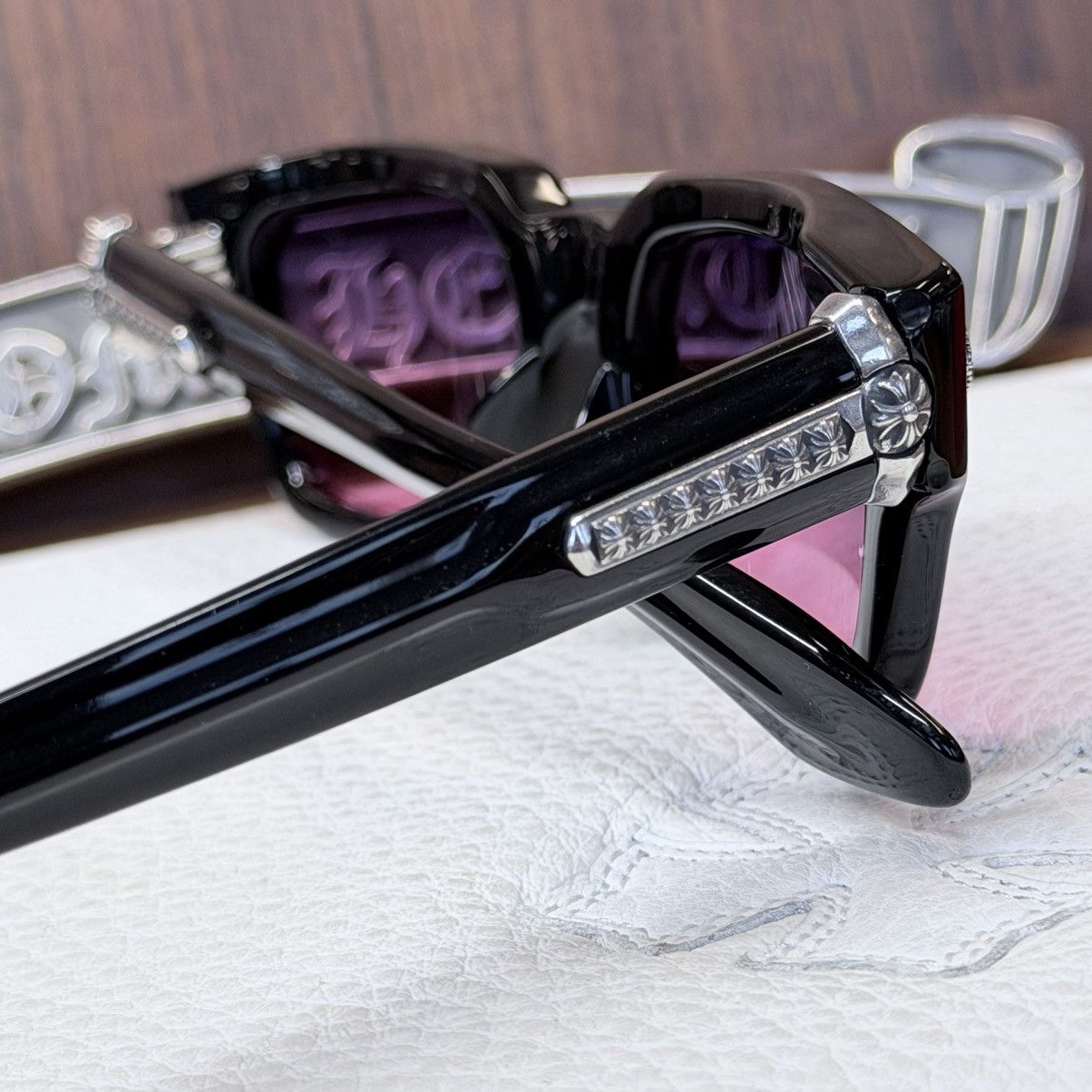 Chrome Hearts Chrome Hearts Misscellanus 1/1 Sunglasses Size ONE SIZE - 10 Thumbnail