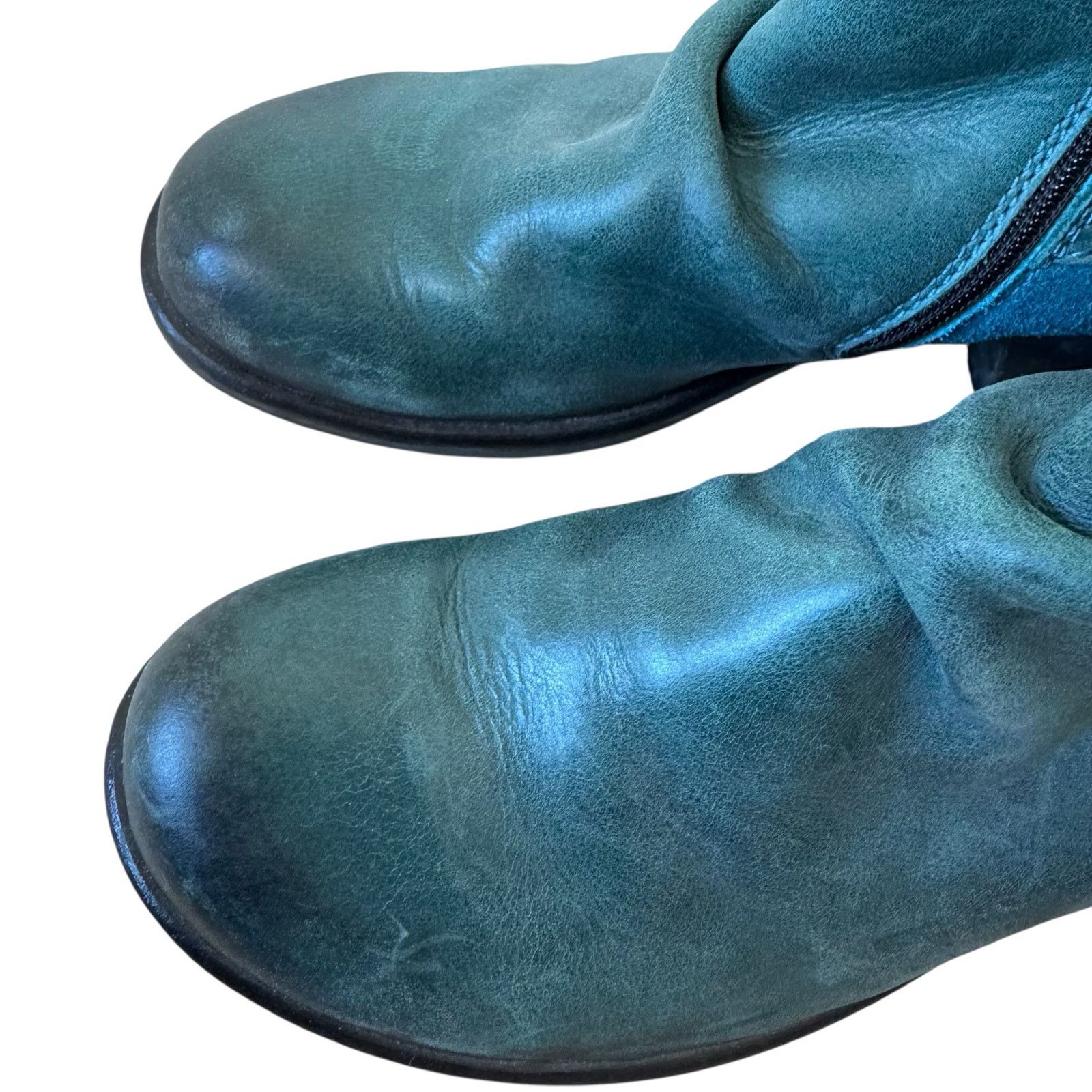 Fly London FLY LONDON Mel P141633028 Green Leather Boots Size 36 Size US 6 / IT 36 - 3 Thumbnail