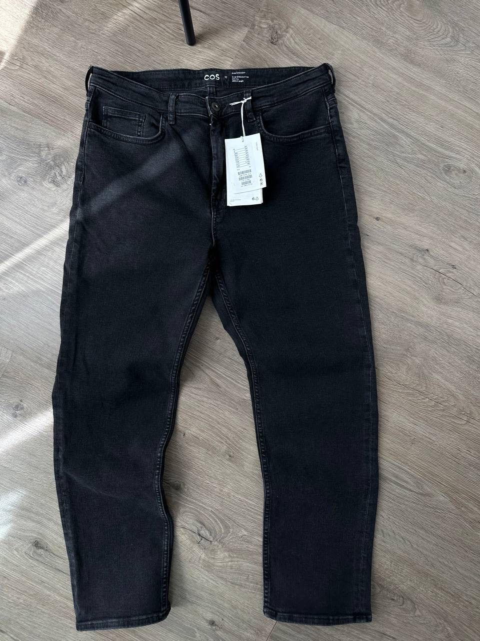 Vintage COS Denim Black Straight Slim Pants