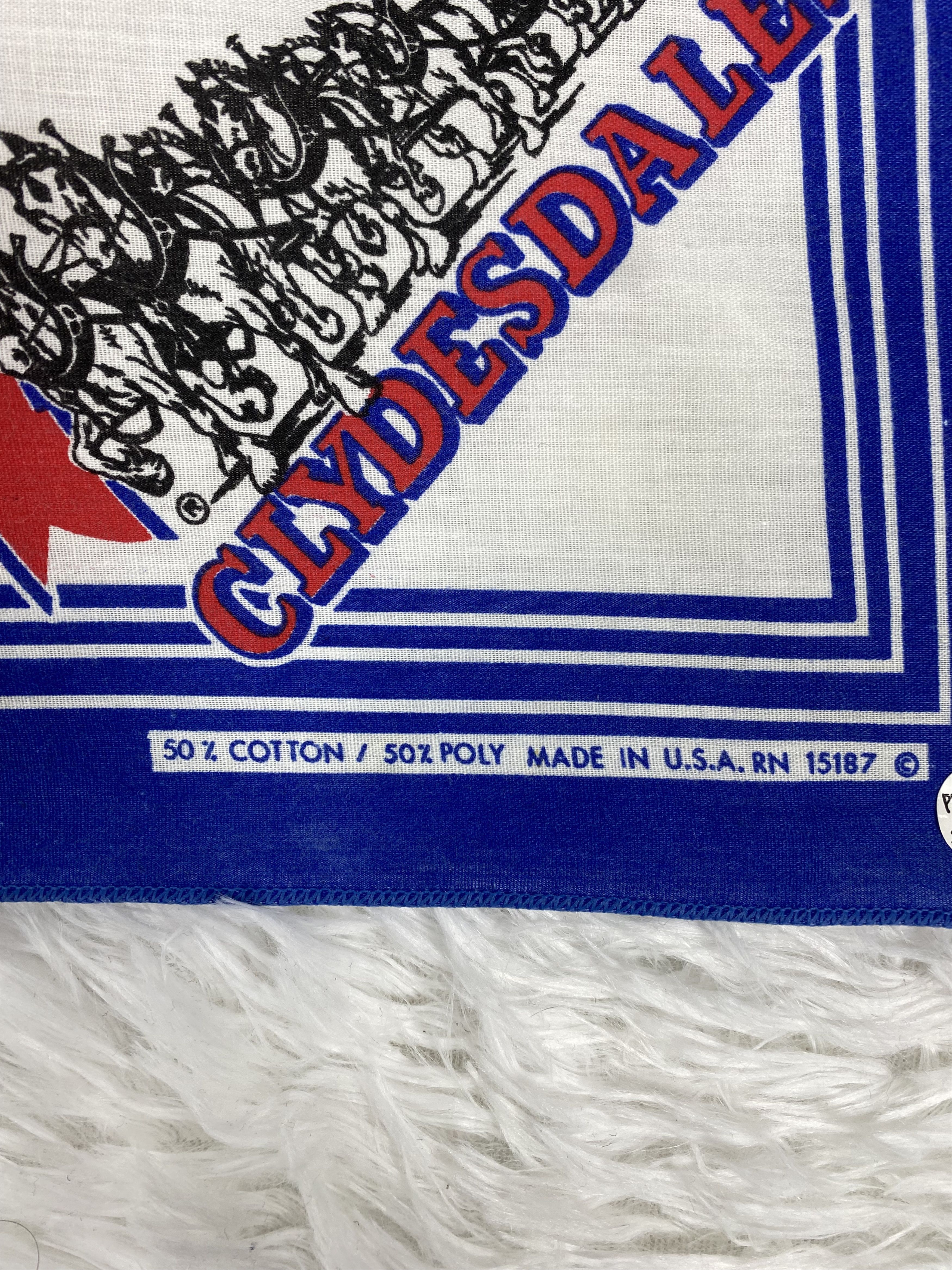 Budweiser × Vintage Vintage Budweiser Handkerchief Neckerchief PH0644 Size ONE SIZE - 4 Thumbnail