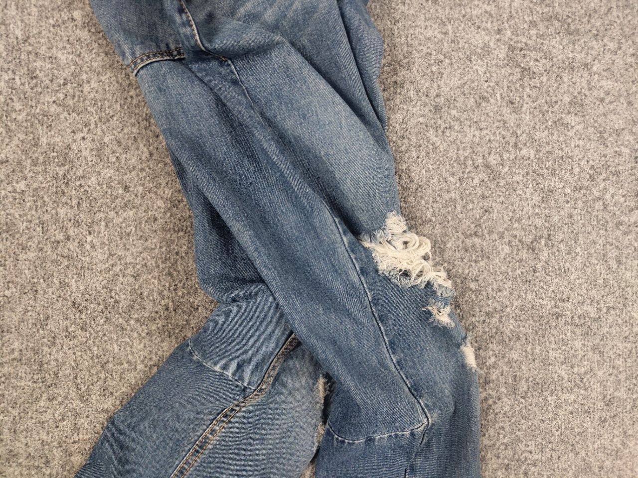 If Six Was Nine Religion New Atlantic Blue Force Distressed Denim Zip jeans Size US 34 / EU 50 - 4 Thumbnail