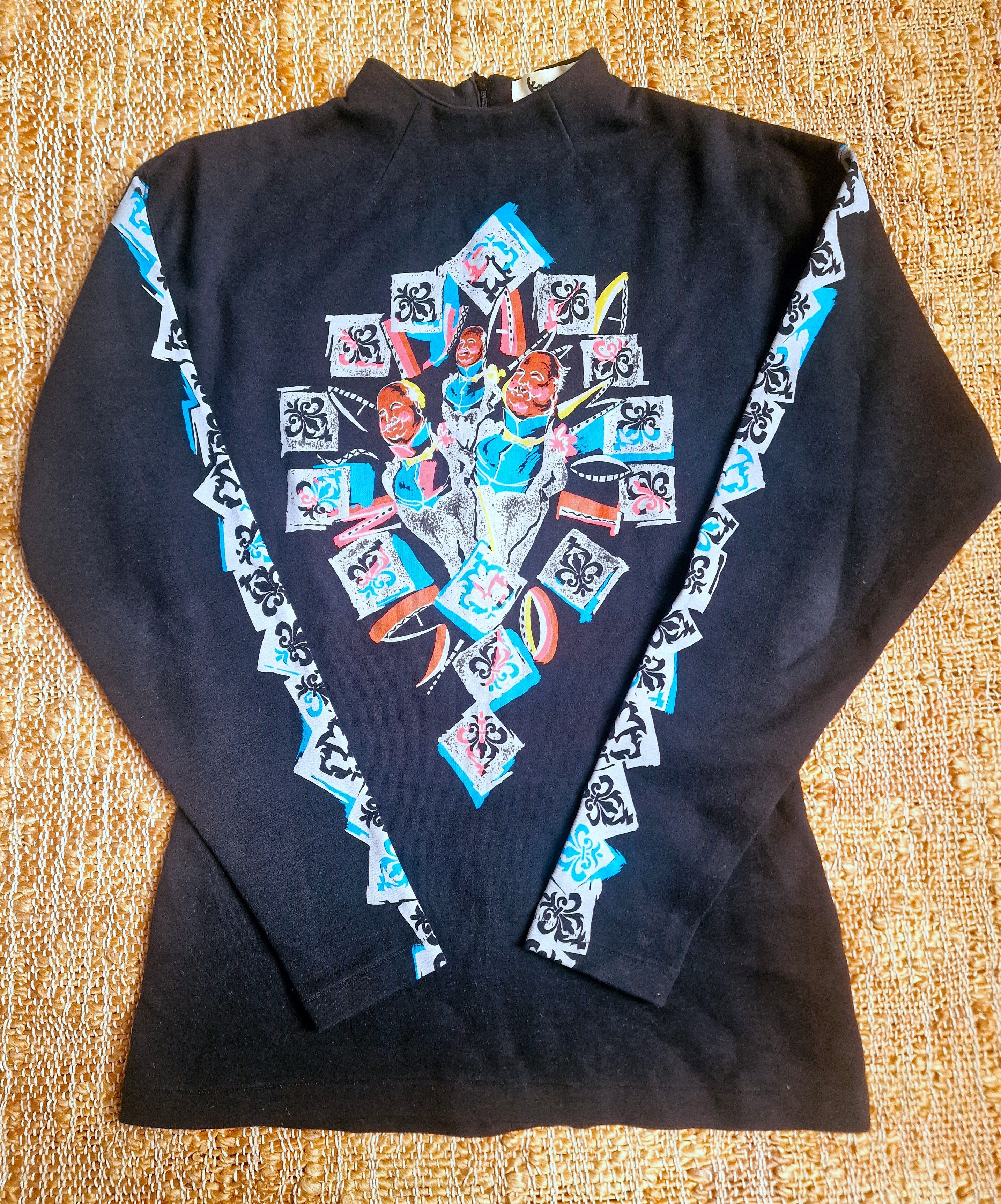 Kansai Yamamoto Kansai Yamamoto Japanese Symbol Top Tee Circus Tee Pullover Size S / US 4 / IT 40 - 1 Thumbnail