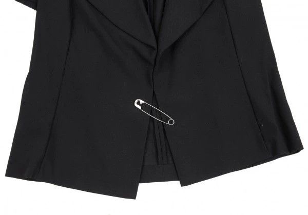 Comme des Garcons Comme des Garcons Pin-decorated wool short sleeve coat Size M / US 6-8 / IT 42-44 - 6 Thumbnail