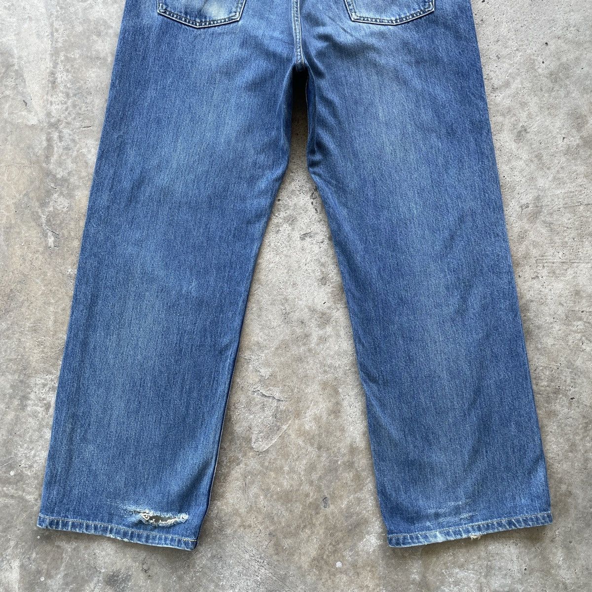 Eddie Bauer × Jean Vintage Eddie Bauer Faded Baggy Denim Jeans Pants W37x30 Size US 37 - 12 Thumbnail