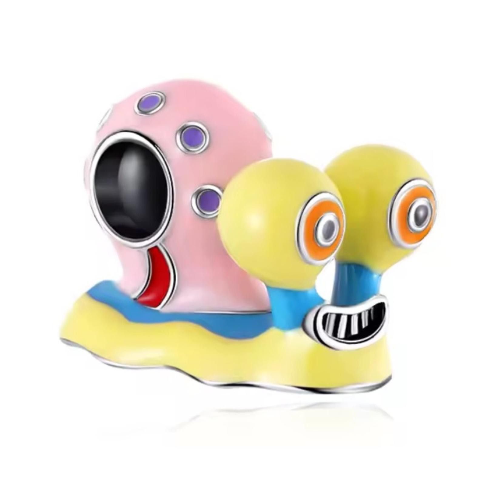 Designer NWOT Gary the Snail from SpongeBob SquarePants Charm Silver Size ONE SIZE - 1 Thumbnail