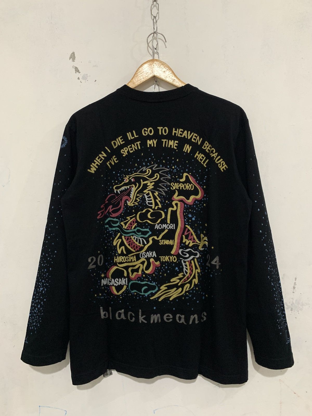 Blackmeans Blackmeans souvenir long sleeve tshirt Size US M / EU 48-50 / 2 - 2 Thumbnail