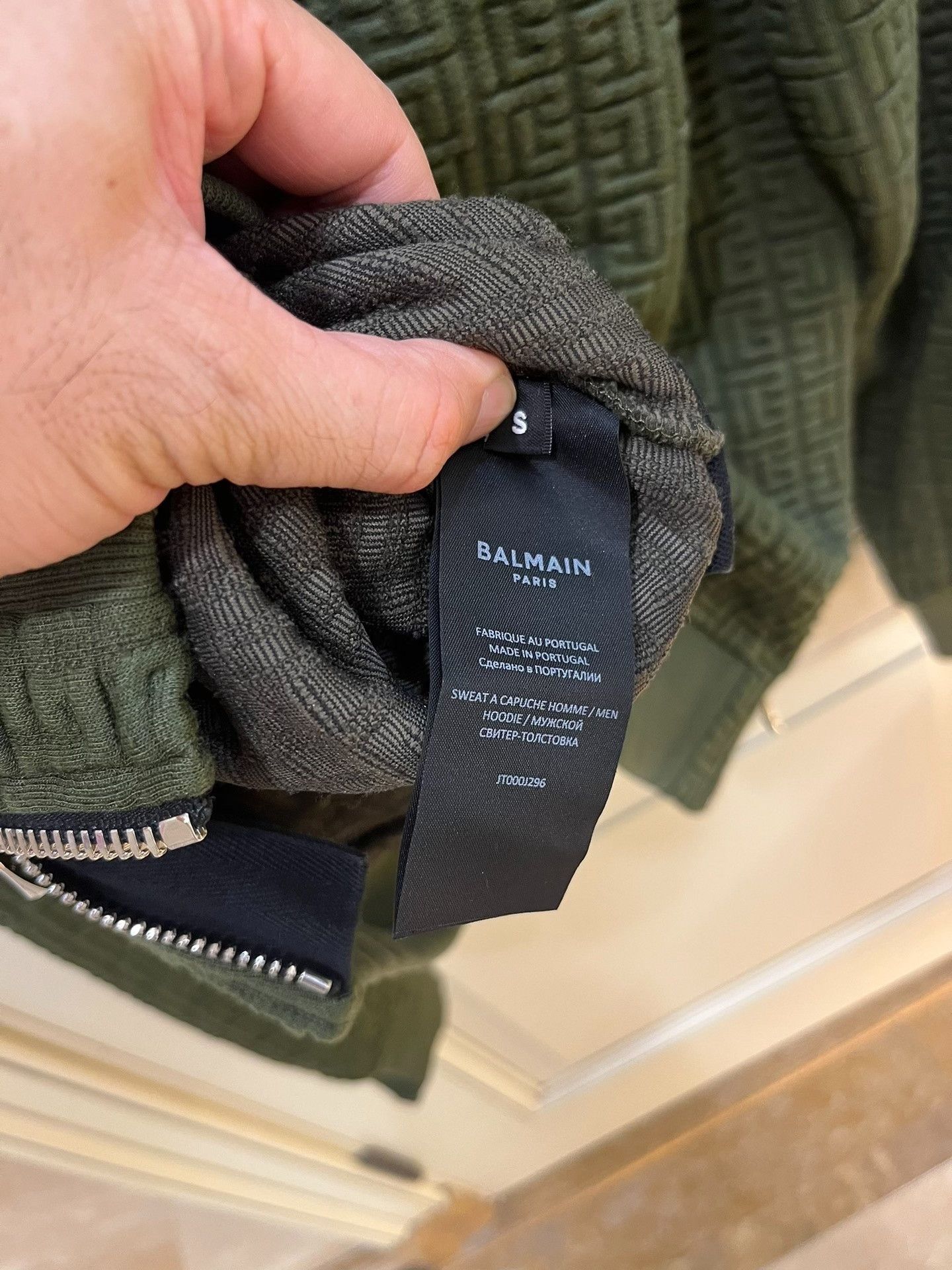Balmain Balmain Classic 3D Palace Olive Hoodie Size US S / EU 44-46 / 1 - 3 Thumbnail