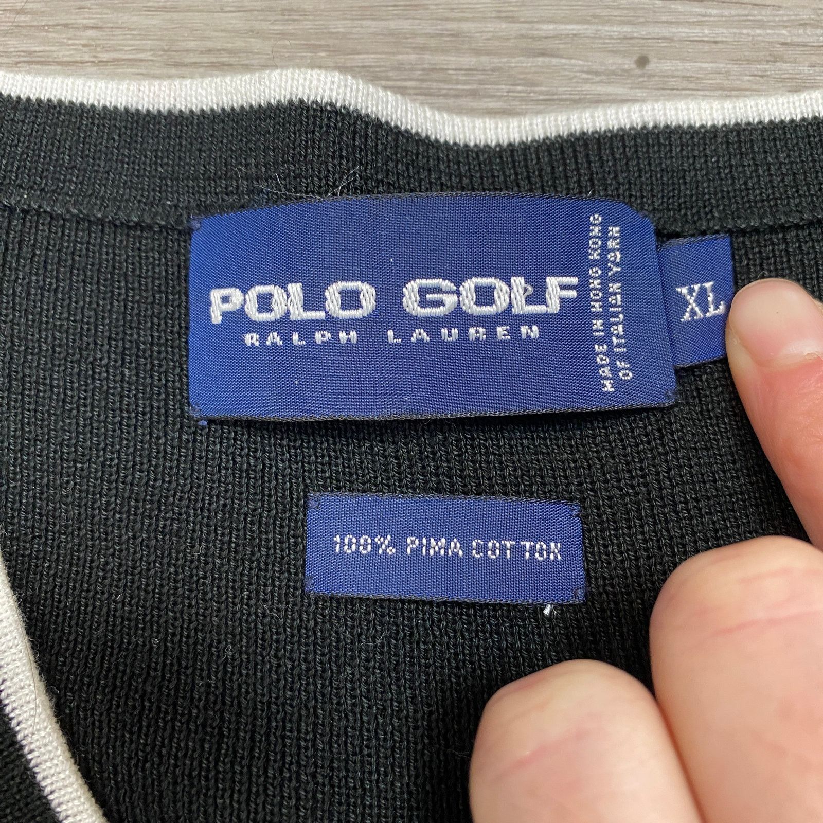 Polo Ralph Lauren × Vintage Polo Golf Ralph Lauren Pima Sweater Vest XL Italian Yarn Size US XL / EU 56 / 4 - 6 Thumbnail