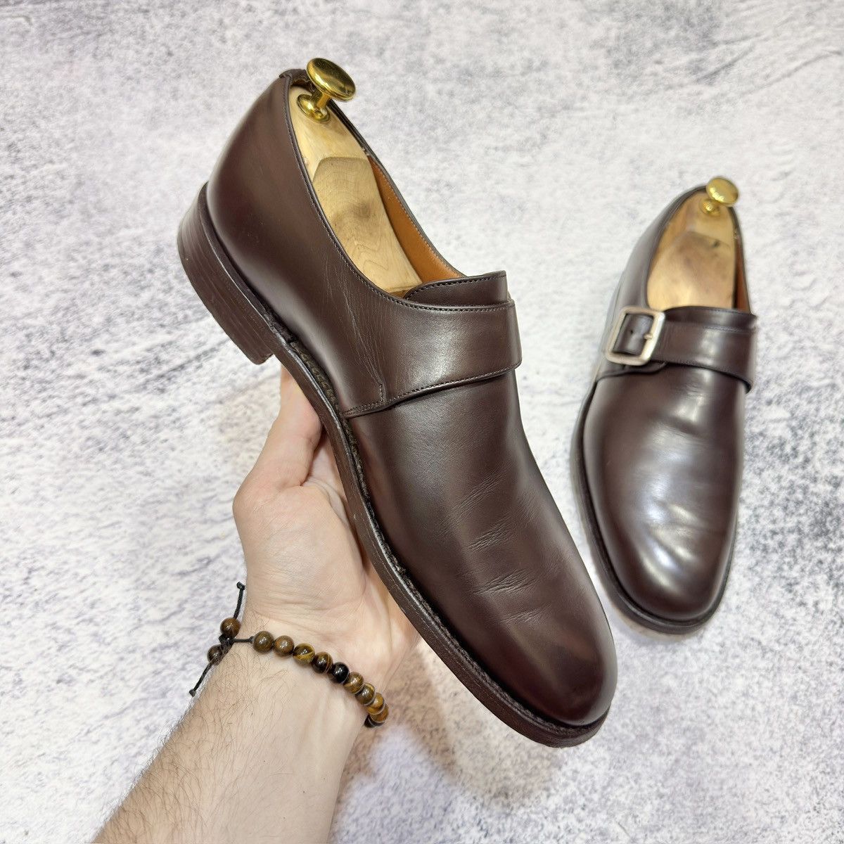 Church's × Handmade Church’s Abington Monk Straps US8.5 UK7.5F EU41.5 Size US 8.5 / EU 41-42 - 7 Thumbnail